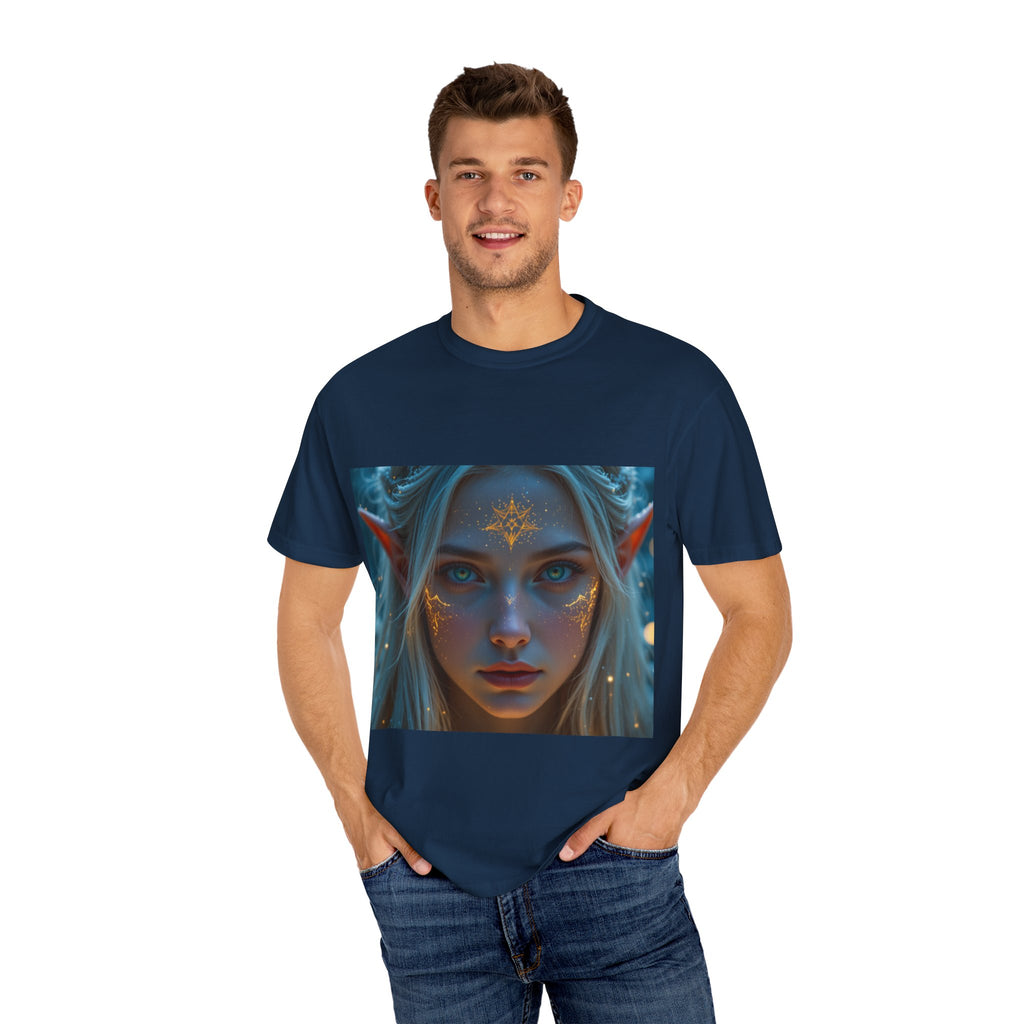Fantasy-Inspired Elf Princess Unisex T-Shirt, Boho Style Tee for Art Lovers, Gift for Creatives, Dreamy Aesthetic Shirt, Unique Fan Merchandise