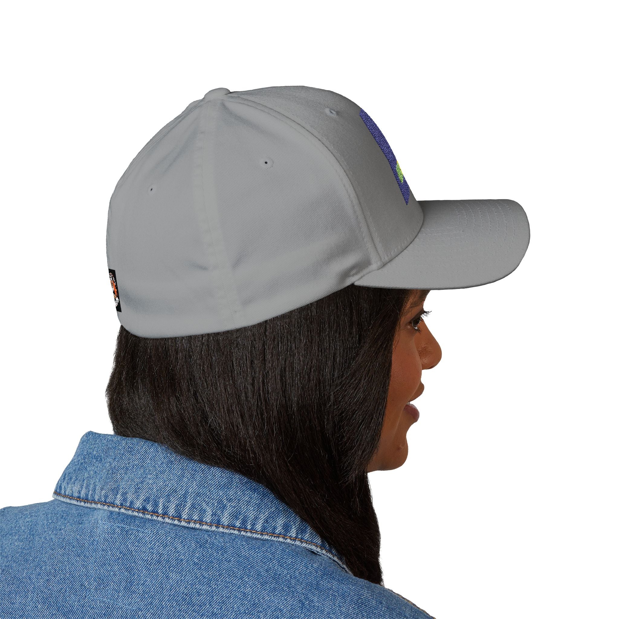 Embroidered Closed-Back Structured Cap - Trendy Apparel for Everyday Wear, Gifts for Him, Casual Style, Summer Accessory, Unique Design