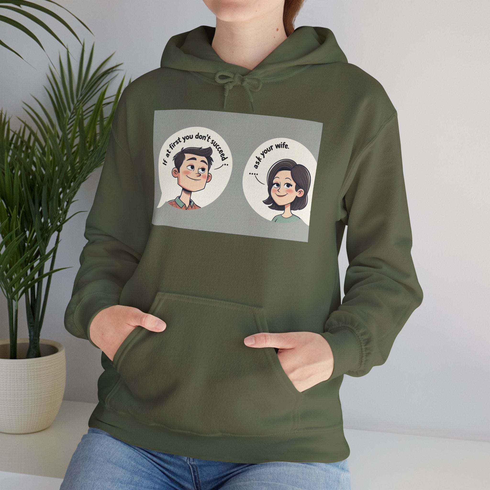 Whimsical Conversation Hoodie - Fun Sweatshirt for Friends, Cozy Gift, Casual Wear, Graphic Pullover, Unisex Apparel
