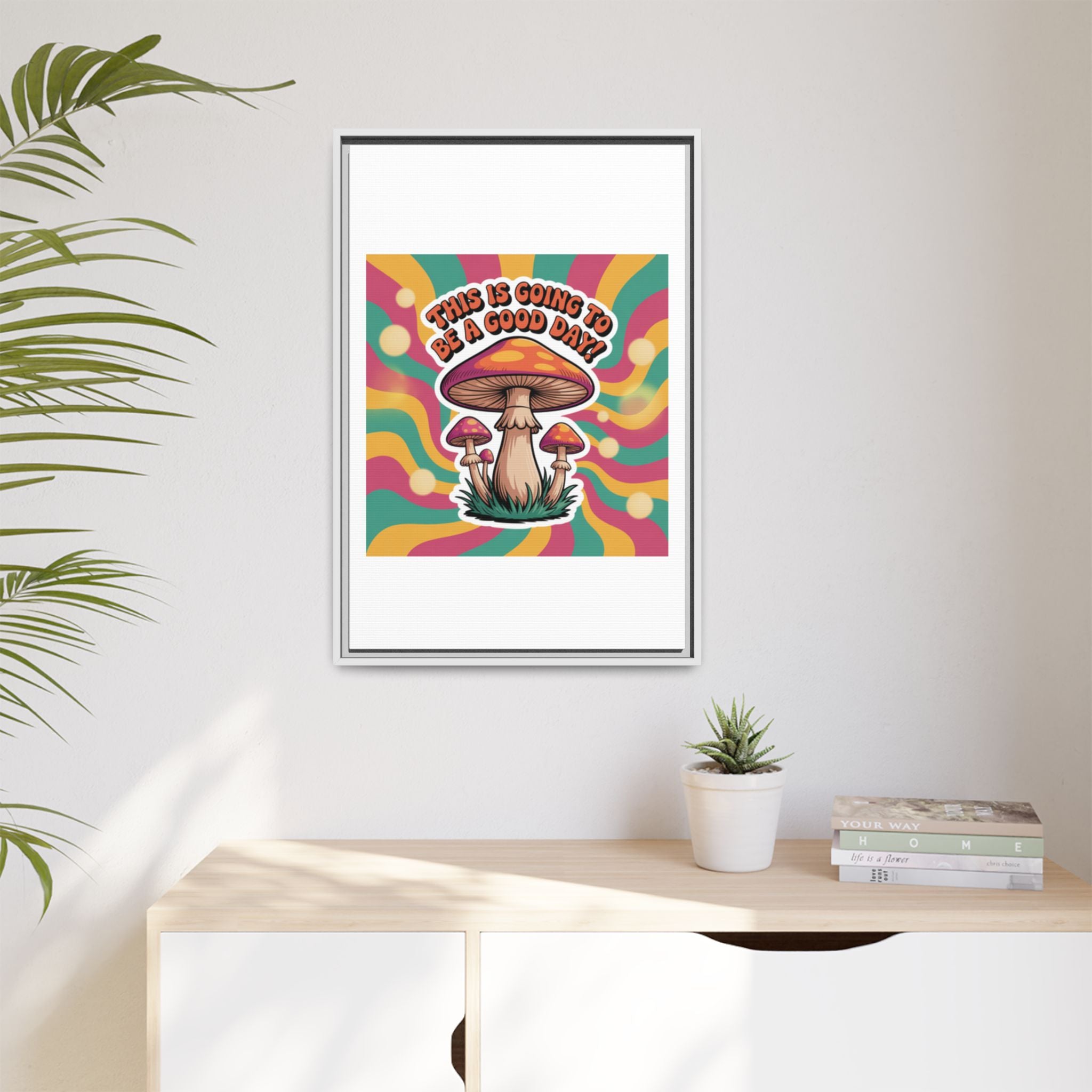 Colorful Framed Canvas Art - "This Is Going To Be A Good Day!" - Positive Vibe Decor, Wall Art for Home, Gift for Friends, Happy Day [...]