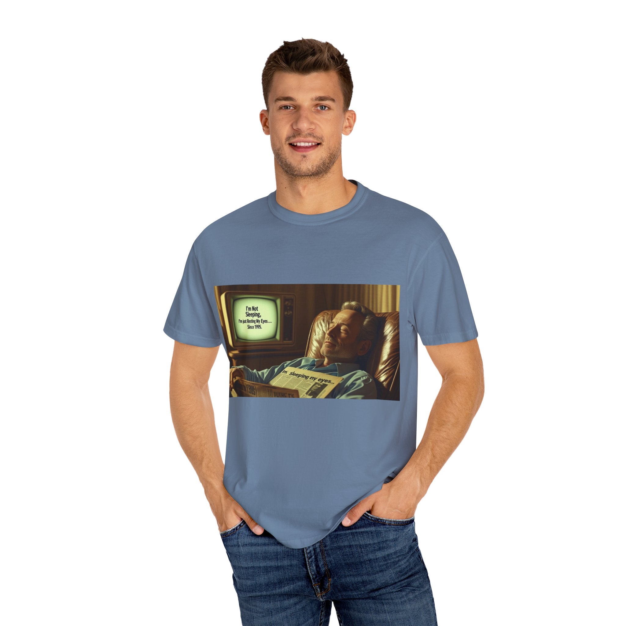 Vintage Humor Graphic Tee, Perfect for Relaxing, Gift for Couch Potatoes, Fun Statement T-Shirt, Father's Day, Casual Wear