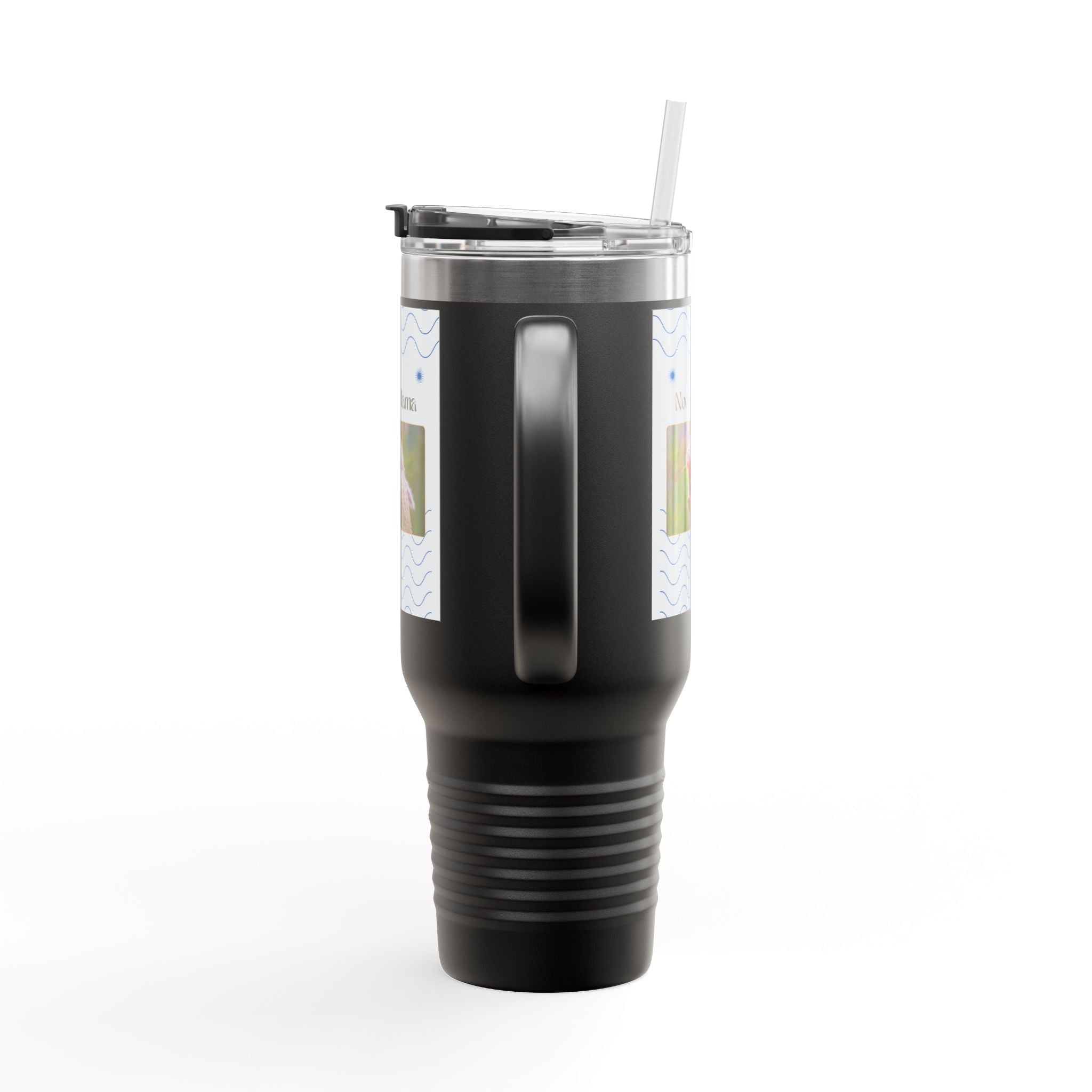No Prob-Llama 40oz Travel Mug – Funny Llama Coffee Tumbler for Adults | Insulated, Spill-Proof, Adventure-Ready Hydration Gift