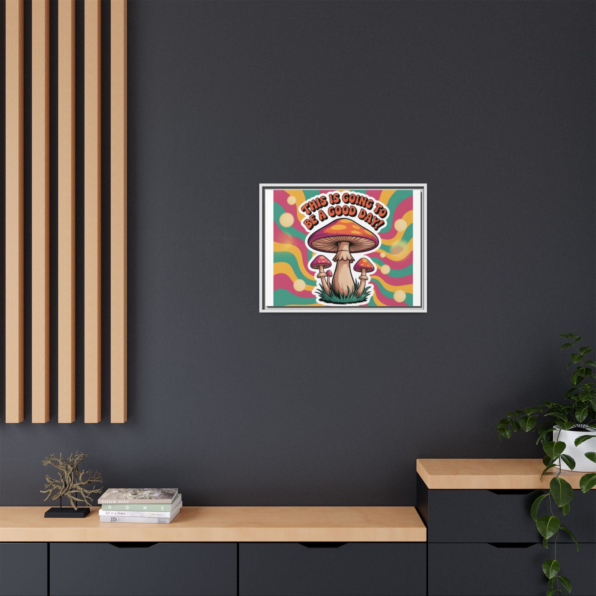 Colorful Framed Canvas Art - "This Is Going To Be A Good Day!" - Positive Vibe Decor, Wall Art for Home, Gift for Friends, Happy Day [...]