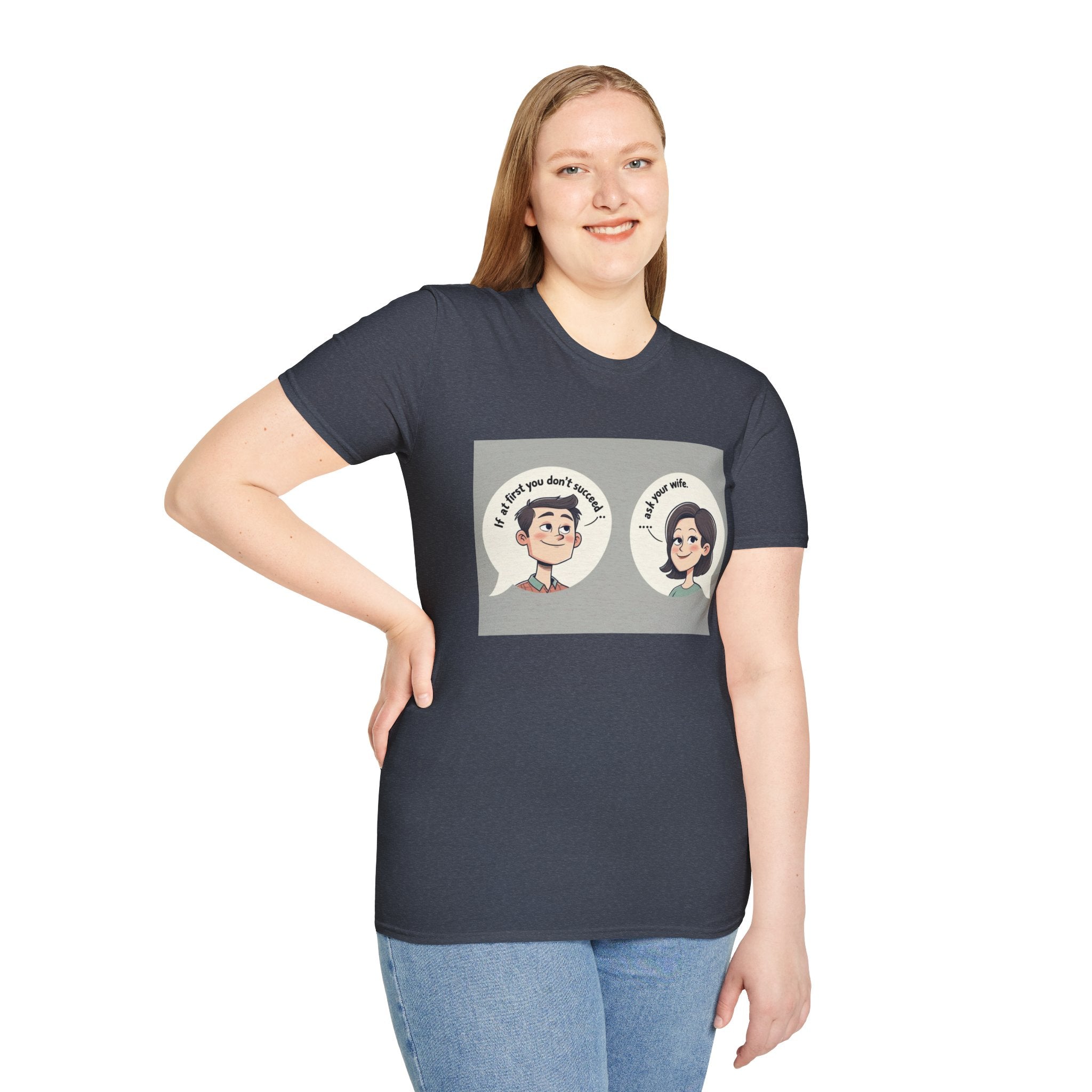 Playful Conversation T-Shirt, Funny Graphic Tee, Unisex Humor Shirt, Casual Wear, Gift for Friends, Quirky Outfit