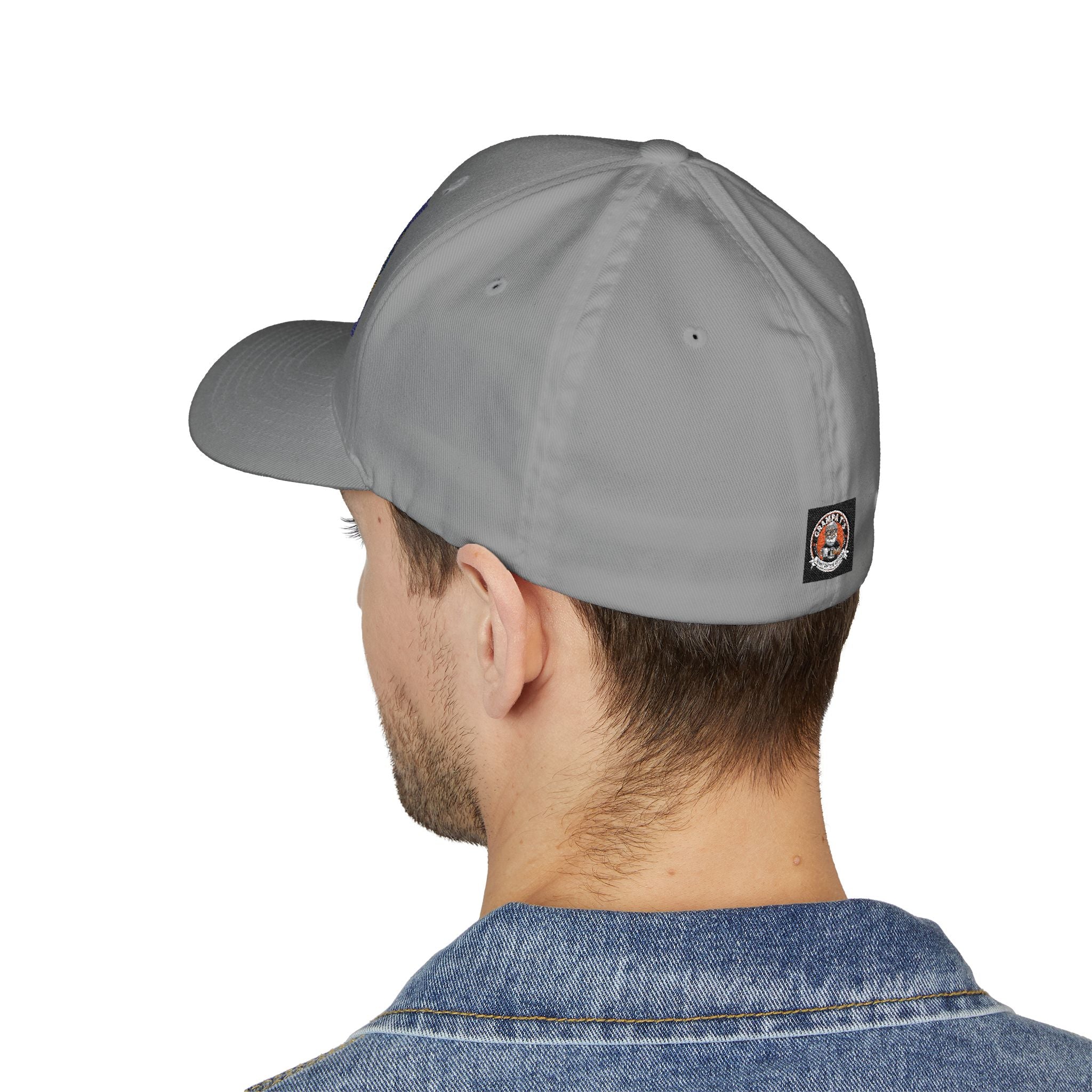 Embroidered Closed-Back Structured Cap - Trendy Apparel for Everyday Wear, Gifts for Him, Casual Style, Summer Accessory, Unique Design