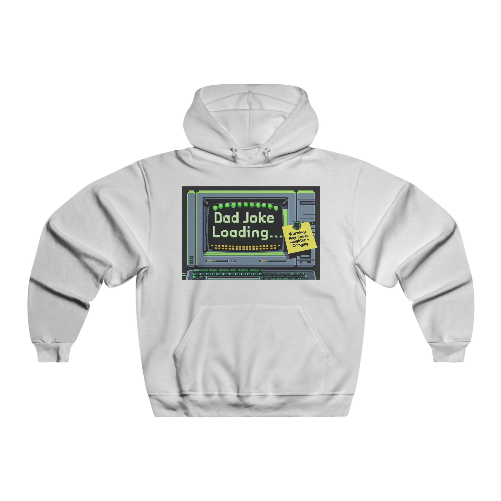 Old School Dad Joke Loading Hoodie, Funny Sweatshirt for Dads, Gift for Father's Day, Dad Humor Apparel, Comfy Lounge Wear