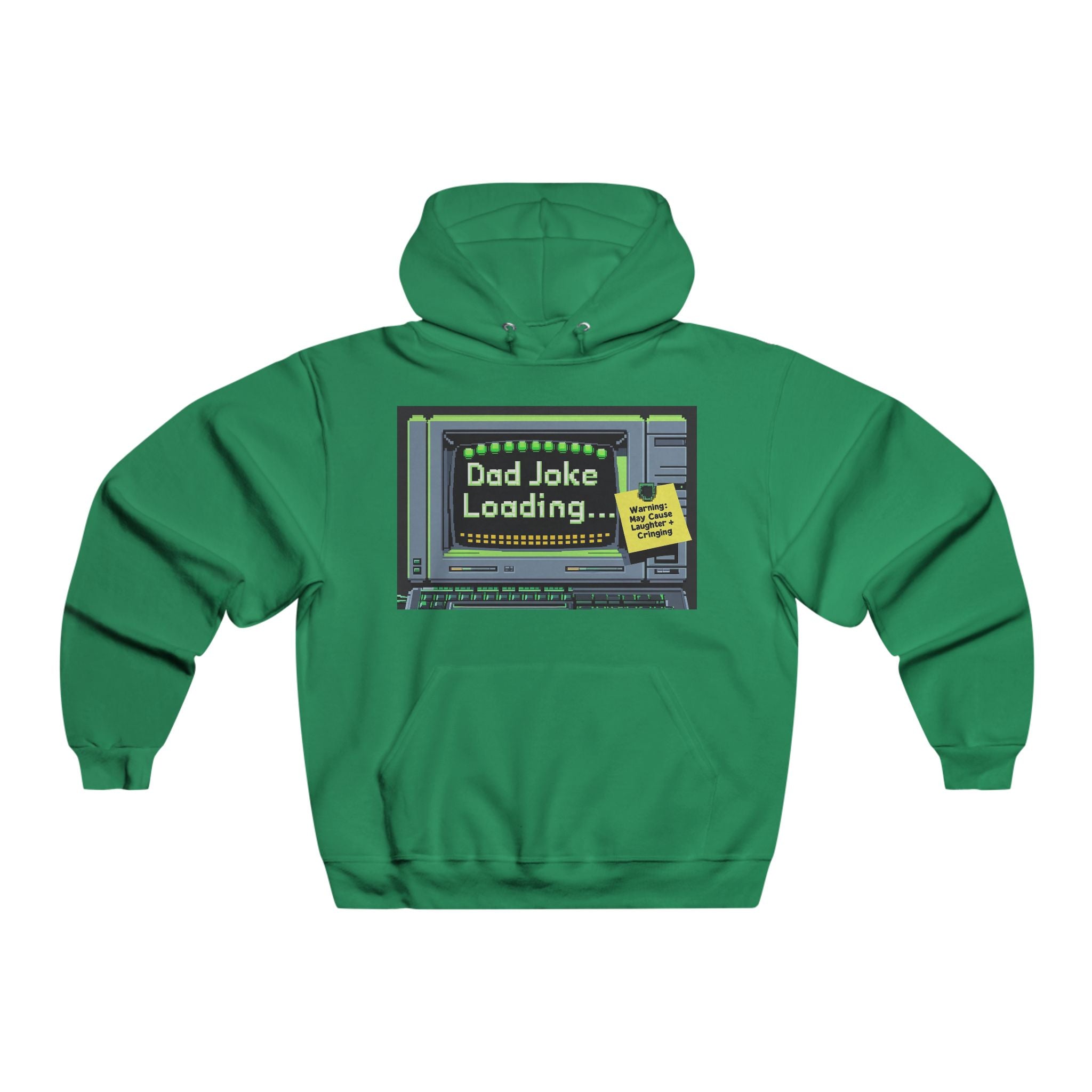 Old School Dad Joke Loading Hoodie, Funny Sweatshirt for Dads, Gift for Father's Day, Dad Humor Apparel, Comfy Lounge Wear