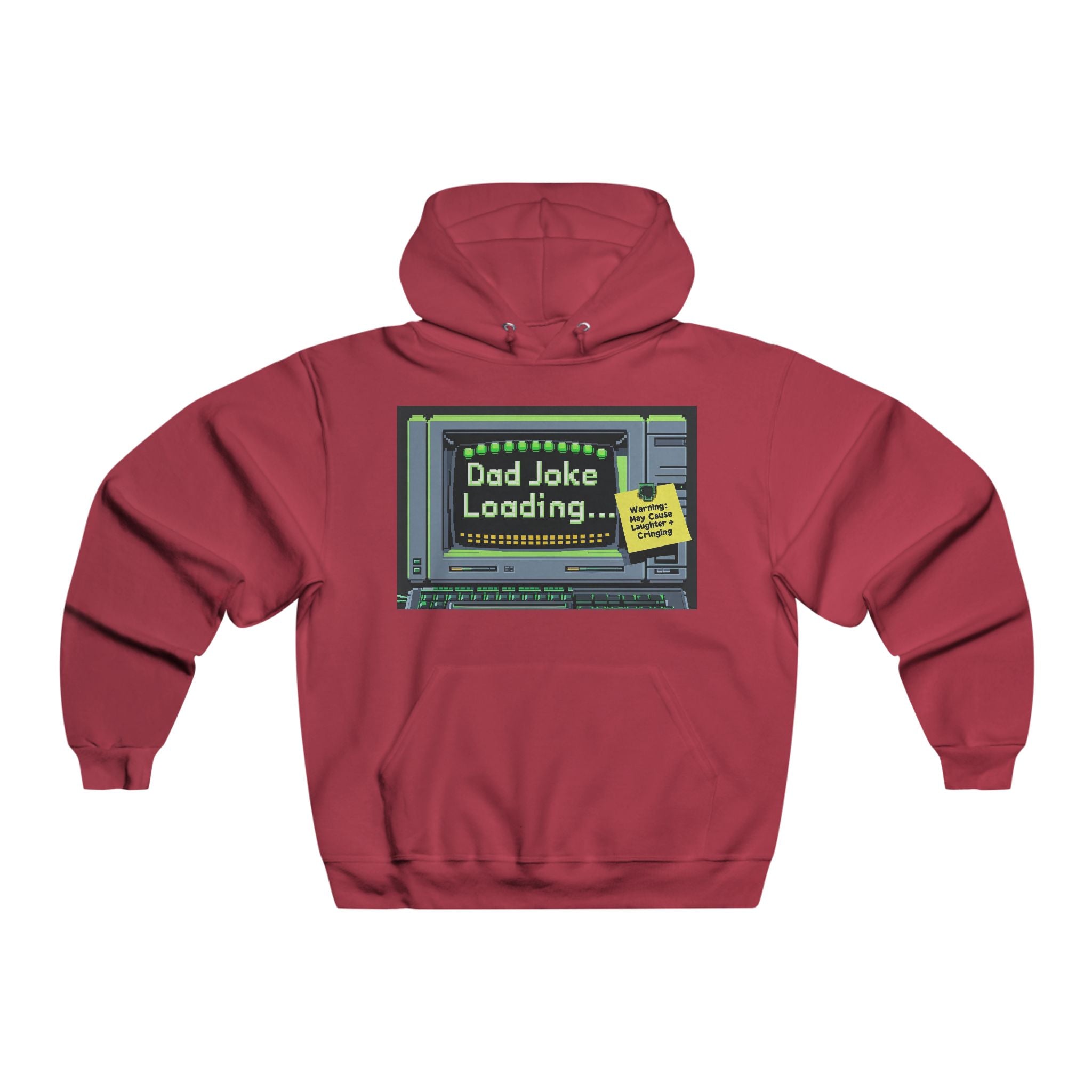 Old School Dad Joke Loading Hoodie, Funny Sweatshirt for Dads, Gift for Father's Day, Dad Humor Apparel, Comfy Lounge Wear