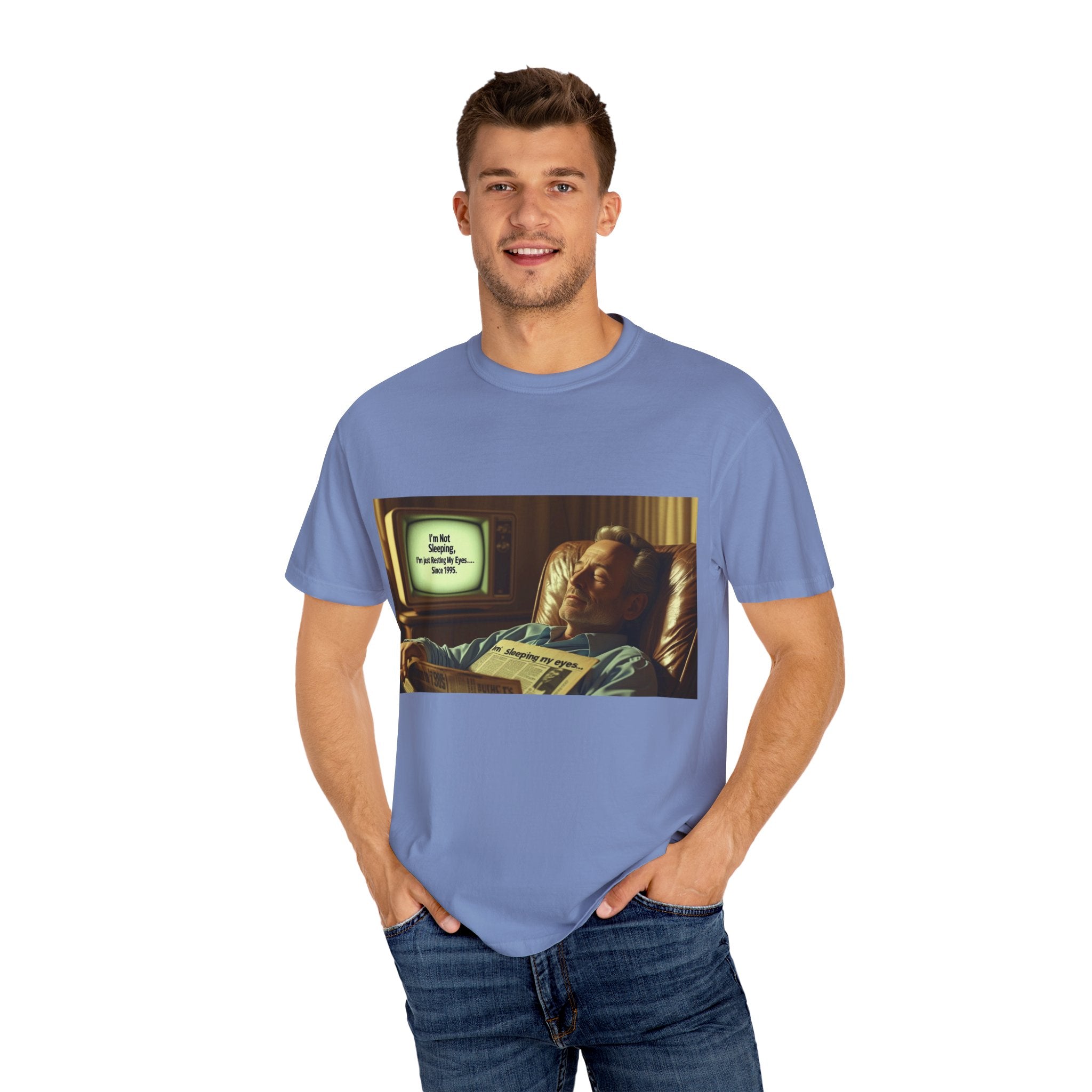 Vintage Humor Graphic Tee, Perfect for Relaxing, Gift for Couch Potatoes, Fun Statement T-Shirt, Father's Day, Casual Wear