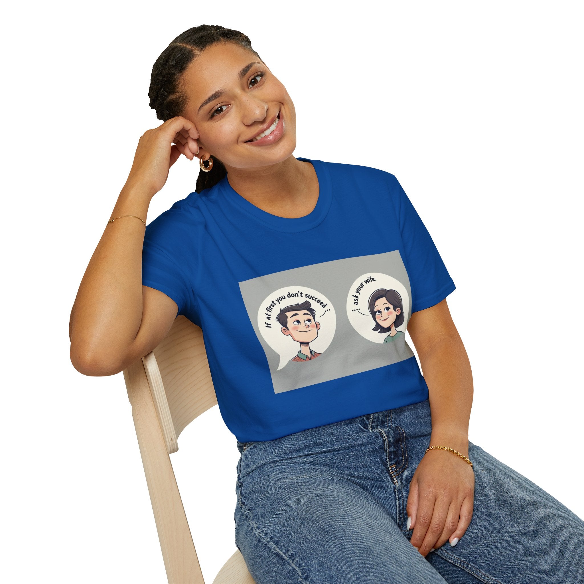 Playful Conversation T-Shirt, Funny Graphic Tee, Unisex Humor Shirt, Casual Wear, Gift for Friends, Quirky Outfit