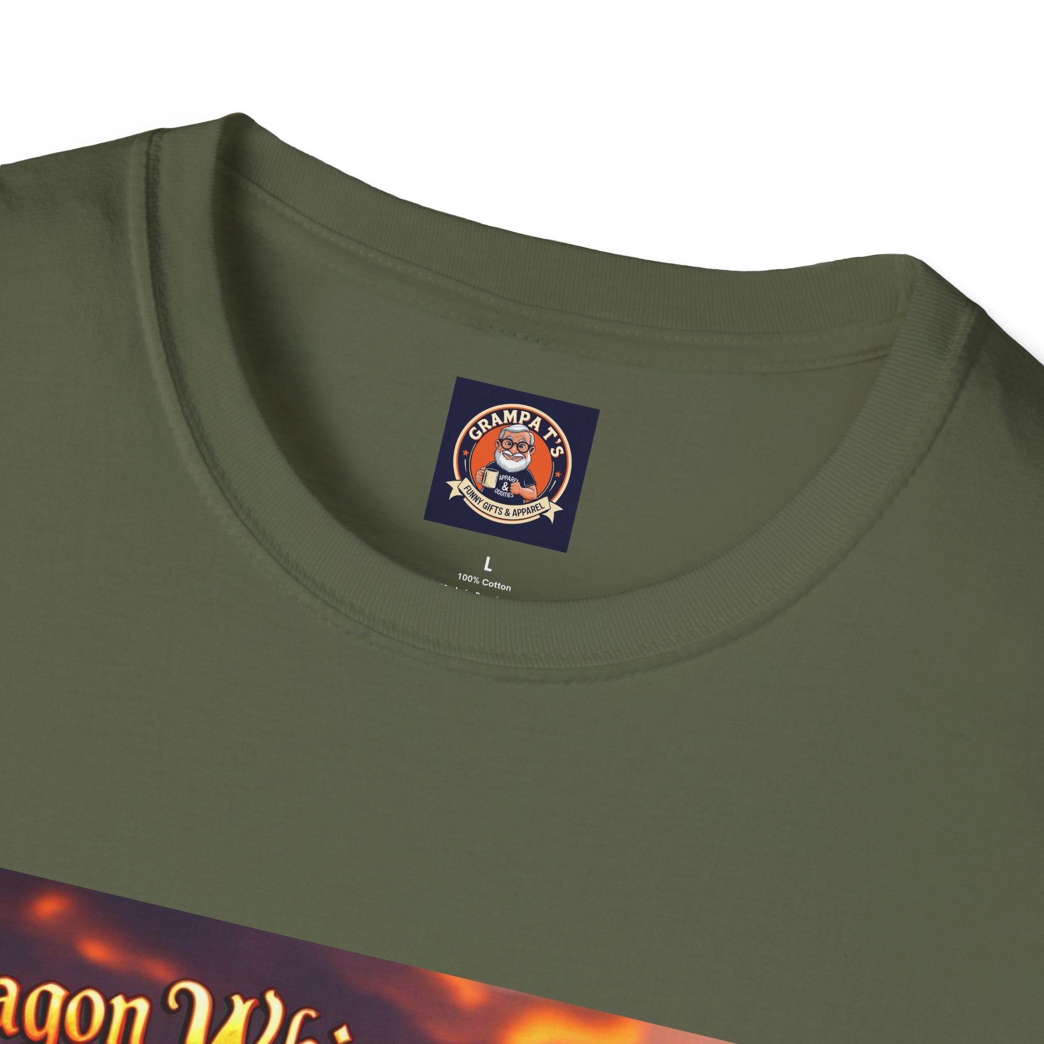 Funny Dragon Whisperer Unisex Softstyle T-Shirt | Fantasy Apparel, Gift for Dragon Lovers, Kids & Adults, Birthday Present, Magical Vibe
