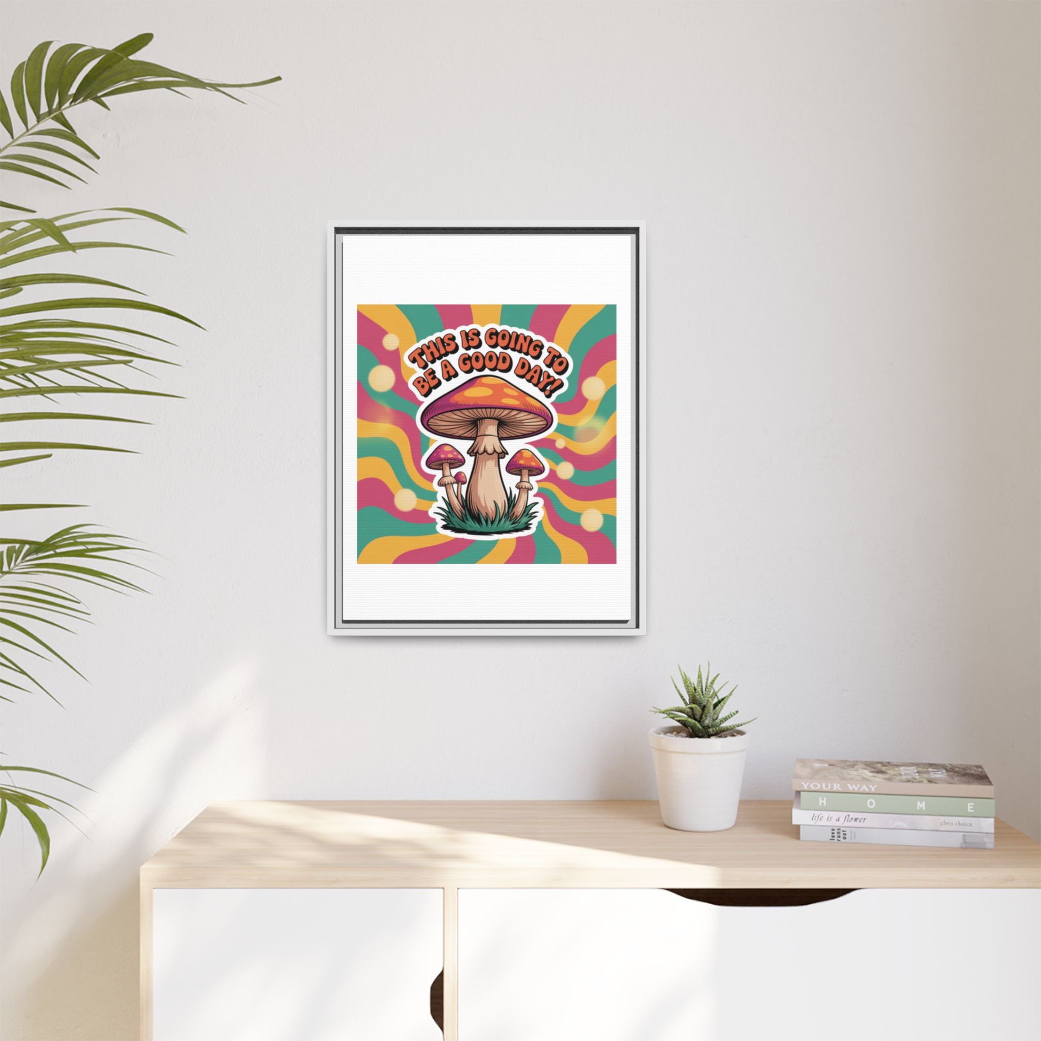 Colorful Framed Canvas Art - "This Is Going To Be A Good Day!" - Positive Vibe Decor, Wall Art for Home, Gift for Friends, Happy Day [...]