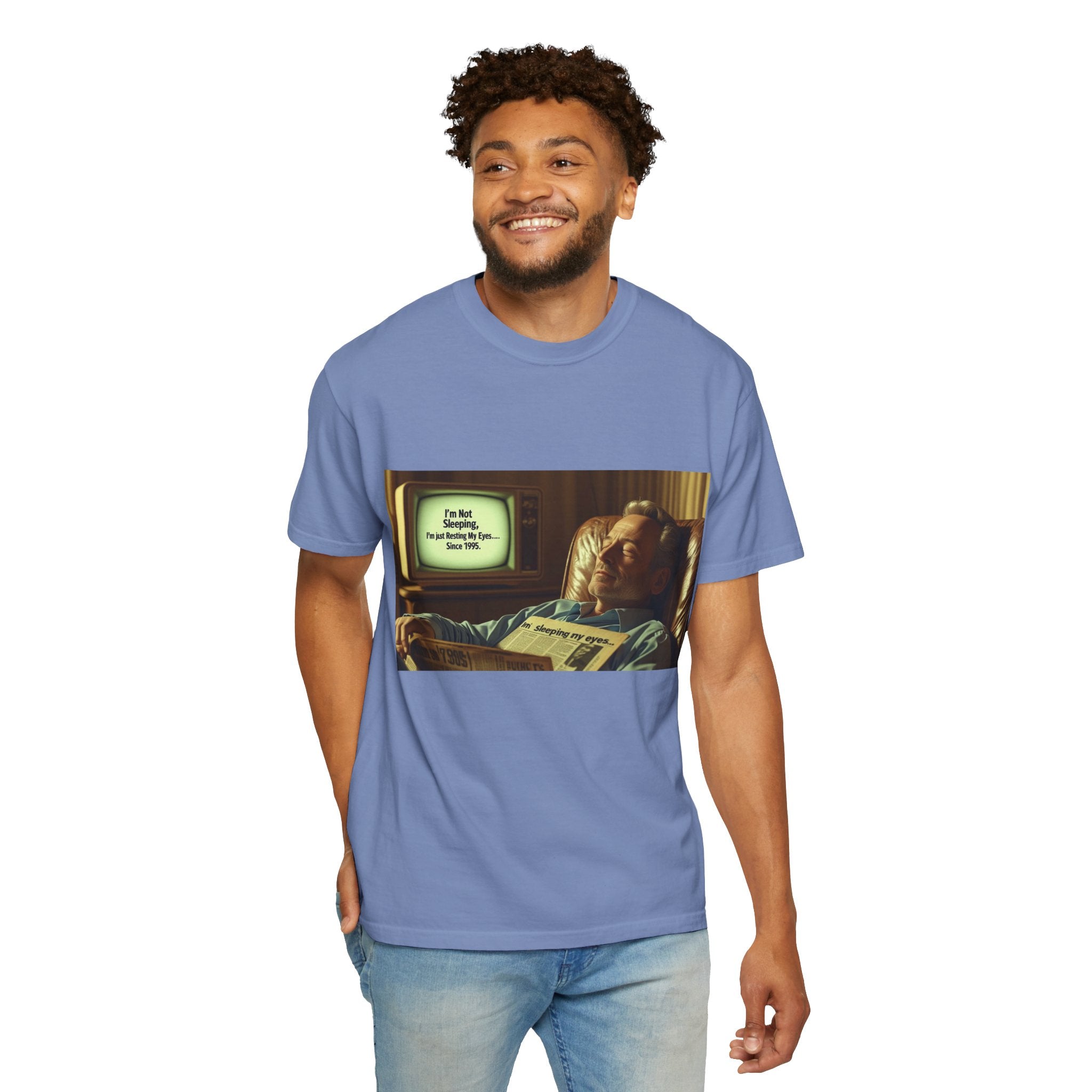 Vintage Humor Graphic Tee, Perfect for Relaxing, Gift for Couch Potatoes, Fun Statement T-Shirt, Father's Day, Casual Wear