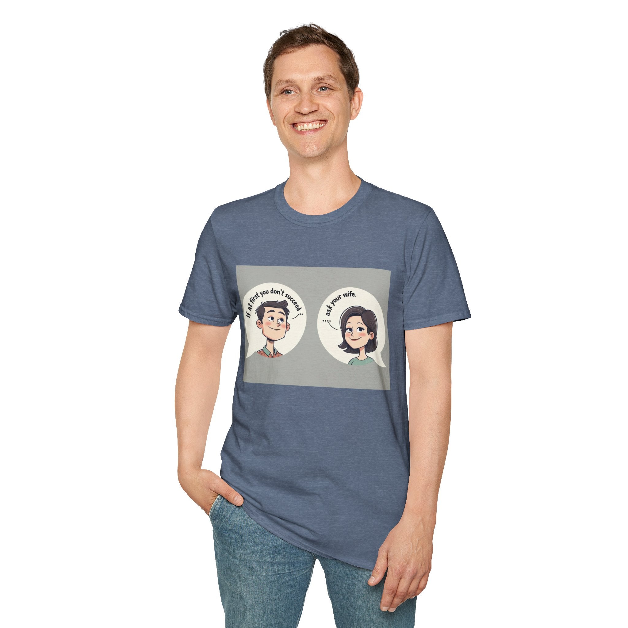 Playful Conversation T-Shirt, Funny Graphic Tee, Unisex Humor Shirt, Casual Wear, Gift for Friends, Quirky Outfit