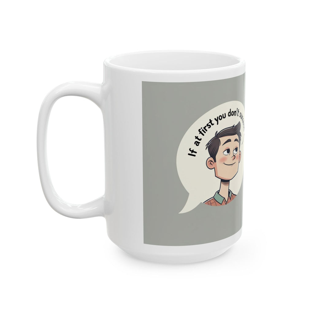 Witty Ask My Wife Coffee Mug, Funny Gift for Husband, Wife Humor, Cute Kitchen Decor, Couples' Anniversary, Birthday, Large Ceramic Cup