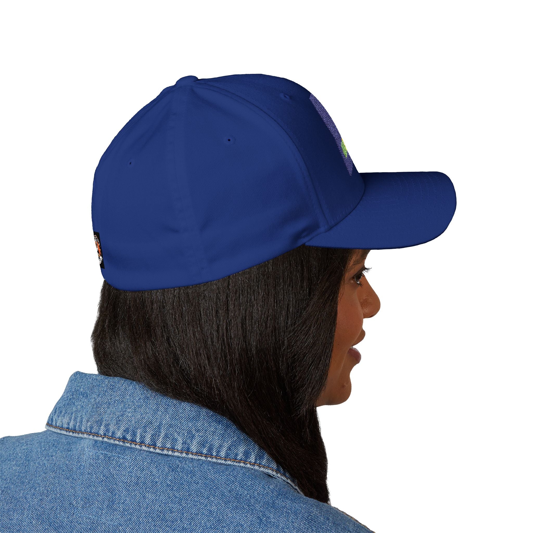 Embroidered Closed-Back Structured Cap - Trendy Apparel for Everyday Wear, Gifts for Him, Casual Style, Summer Accessory, Unique Design