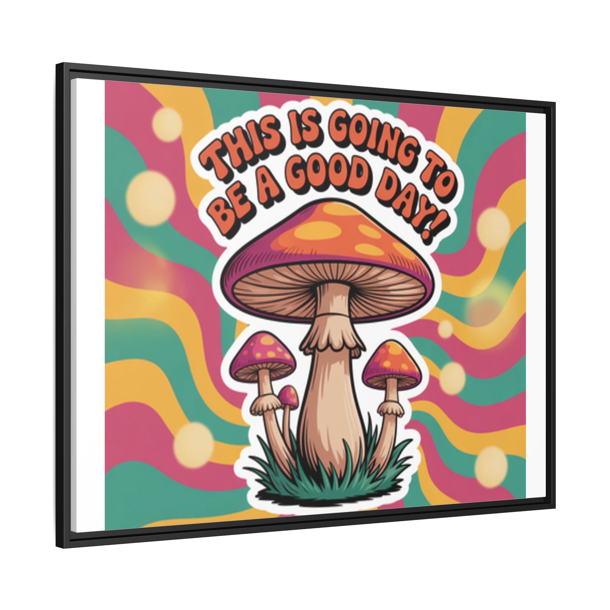 Colorful Framed Canvas Art - "This Is Going To Be A Good Day!" - Positive Vibe Decor, Wall Art for Home, Gift for Friends, Happy Day [...]