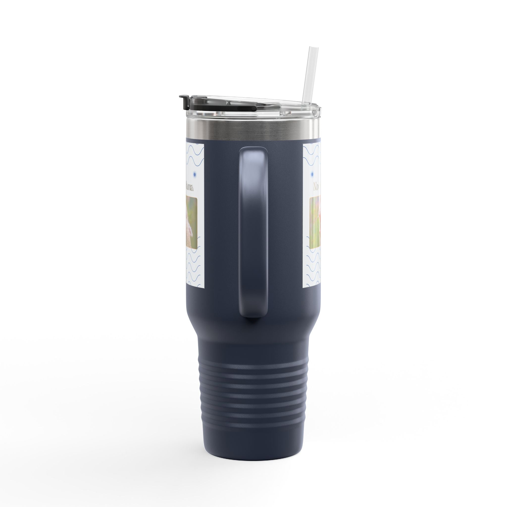 No Prob-Llama 40oz Travel Mug – Funny Llama Coffee Tumbler for Adults | Insulated, Spill-Proof, Adventure-Ready Hydration Gift