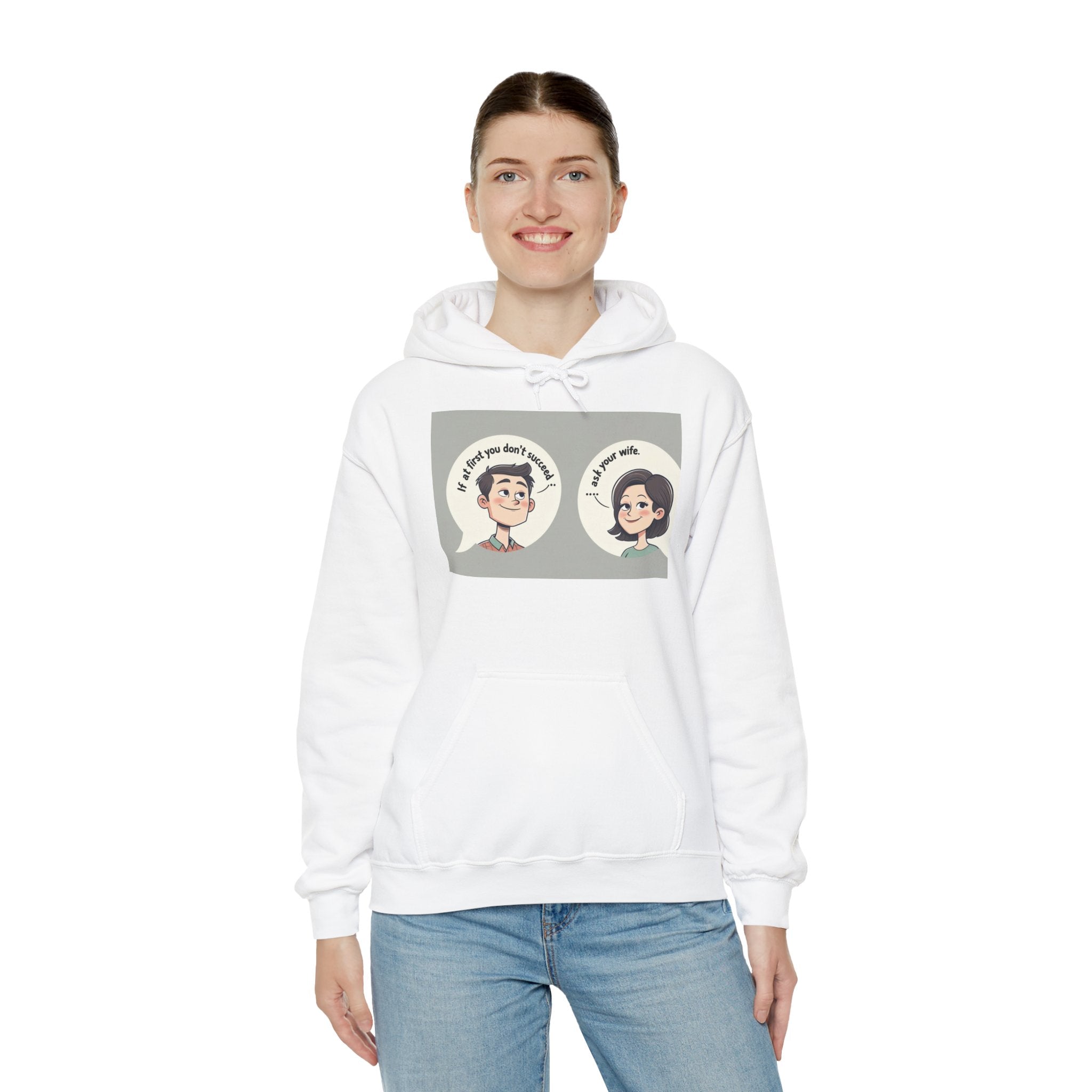 Whimsical Conversation Hoodie - Fun Sweatshirt for Friends, Cozy Gift, Casual Wear, Graphic Pullover, Unisex Apparel