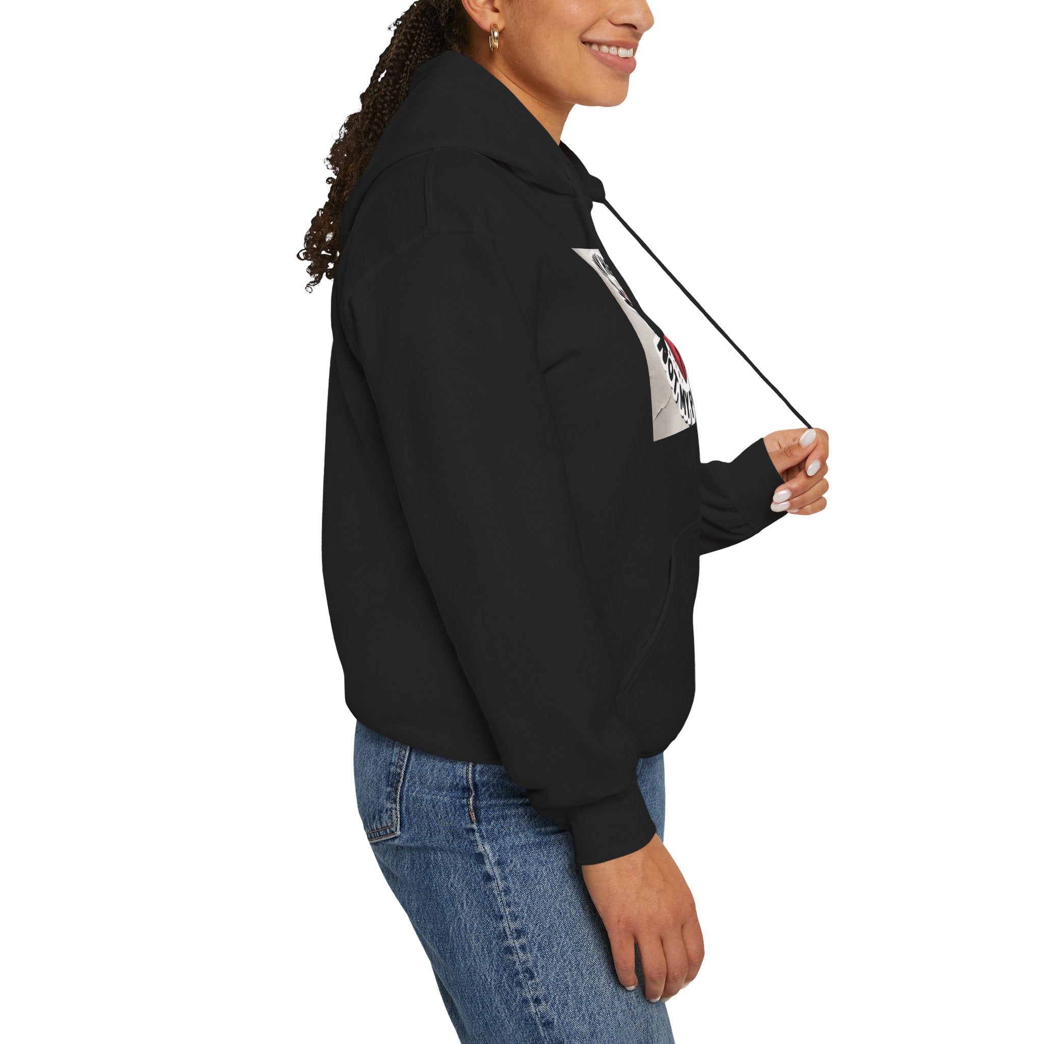 Heartbreak Humor Hoodie, Unisex Hooded Sweatshirt, Funny Gift, Self-Care Apparel, Valentine's Day, Casual Wear, Trendy Fashion