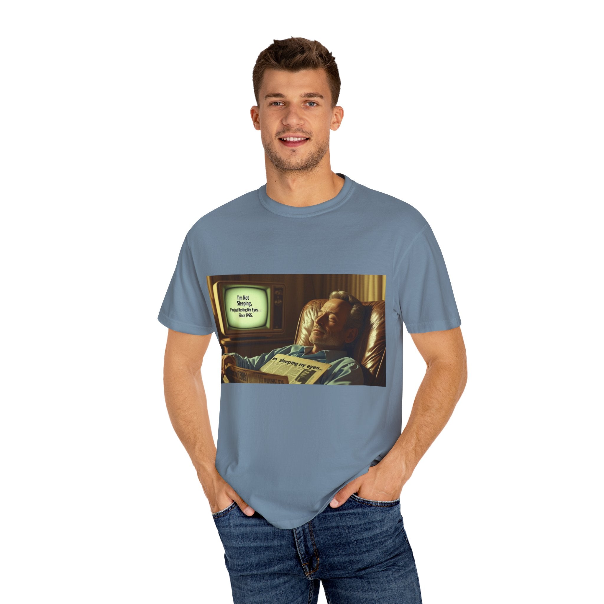 Vintage Humor Graphic Tee, Perfect for Relaxing, Gift for Couch Potatoes, Fun Statement T-Shirt, Father's Day, Casual Wear