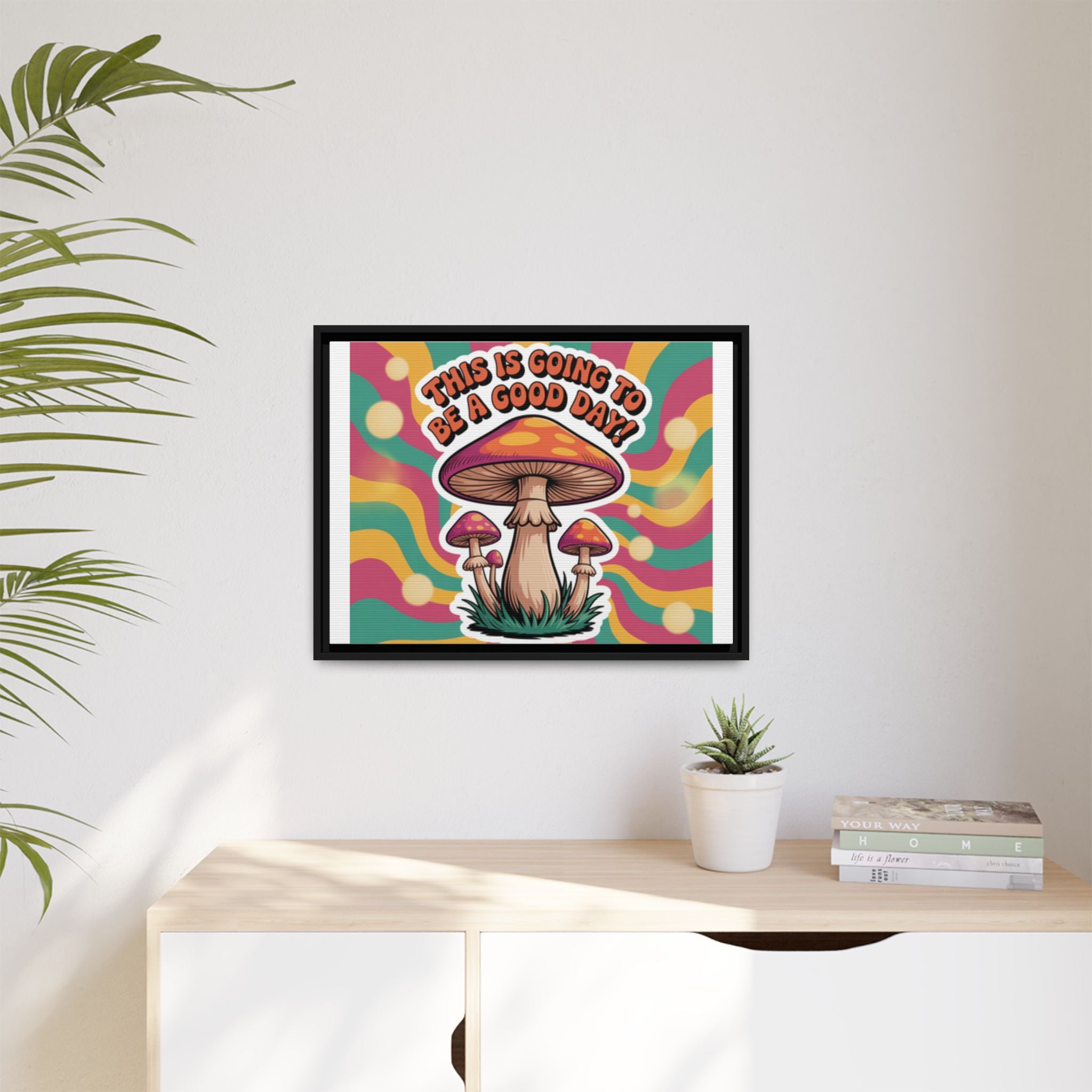 Colorful Framed Canvas Art - "This Is Going To Be A Good Day!" - Positive Vibe Decor, Wall Art for Home, Gift for Friends, Happy Day [...]