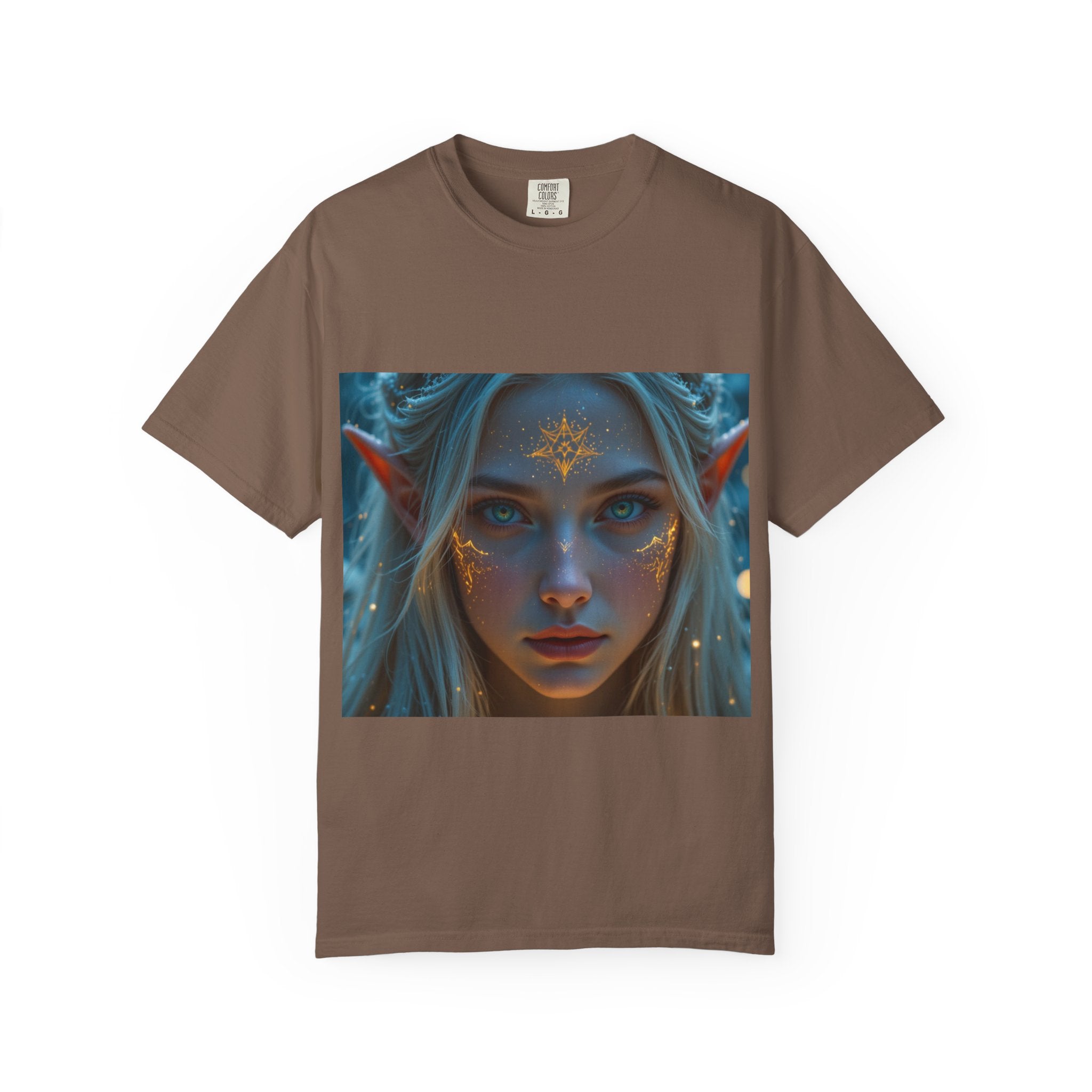 Fantasy-Inspired Elf Princess Unisex T-Shirt, Boho Style Tee for Art Lovers, Gift for Creatives, Dreamy Aesthetic Shirt, Unique Fan Merchandise