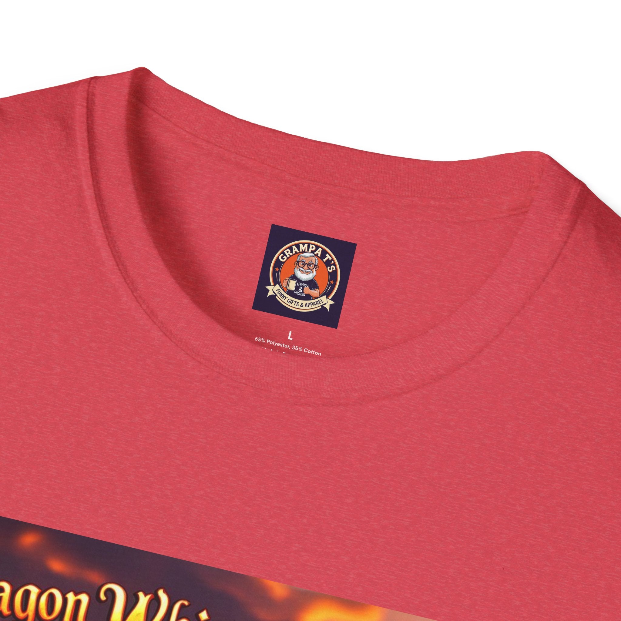 Funny Dragon Whisperer Unisex Softstyle T-Shirt | Fantasy Apparel, Gift for Dragon Lovers, Kids & Adults, Birthday Present, Magical Vibe