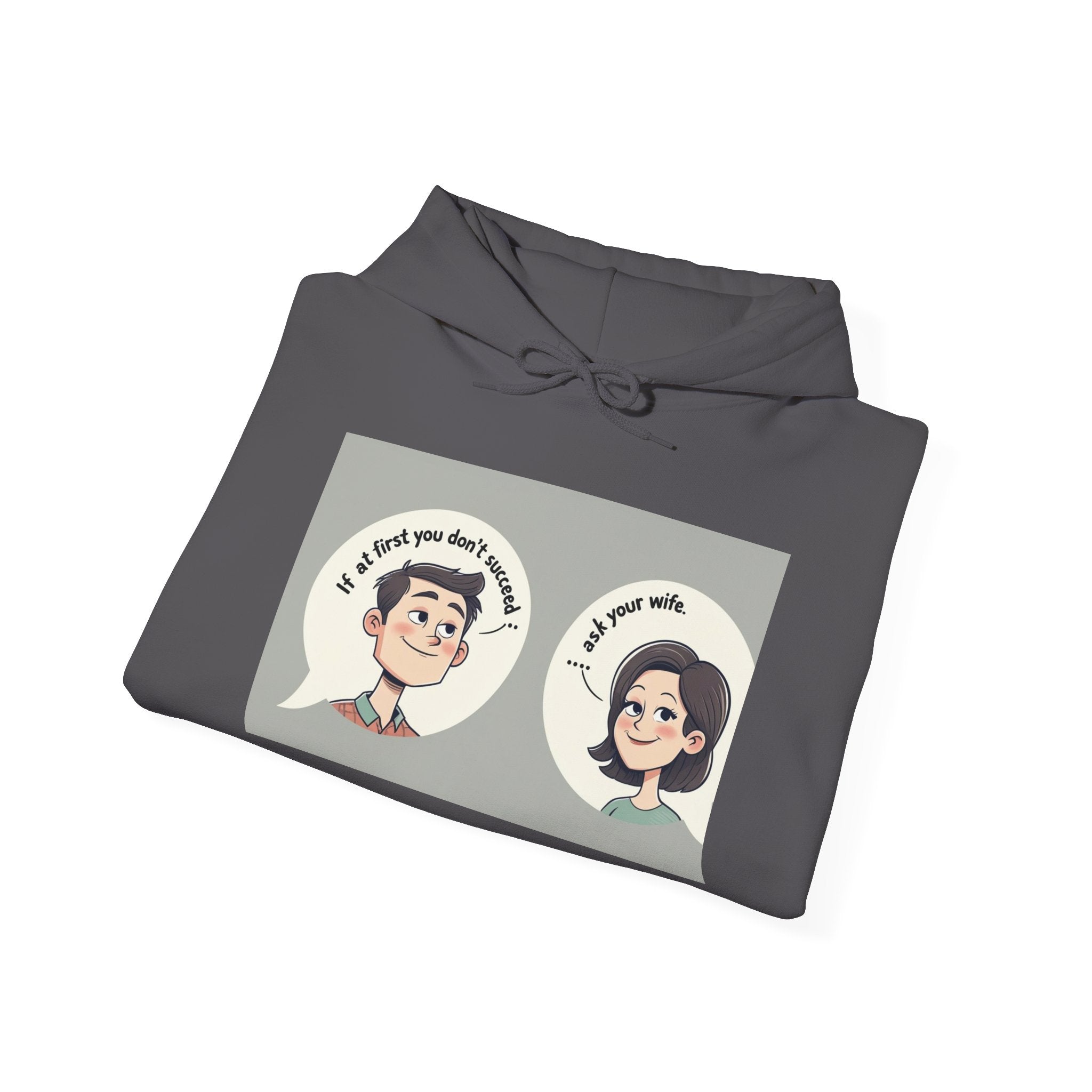 Whimsical Conversation Hoodie - Fun Sweatshirt for Friends, Cozy Gift, Casual Wear, Graphic Pullover, Unisex Apparel