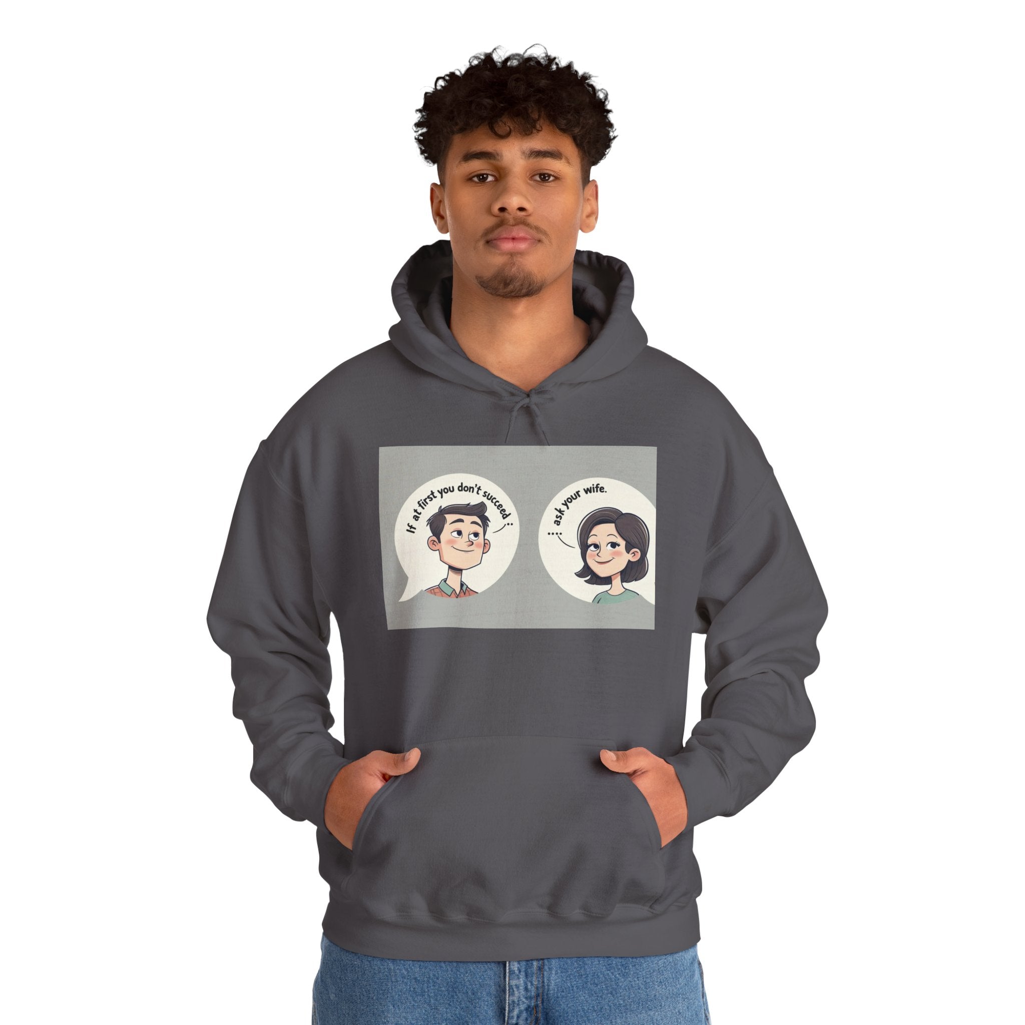 Whimsical Conversation Hoodie - Fun Sweatshirt for Friends, Cozy Gift, Casual Wear, Graphic Pullover, Unisex Apparel