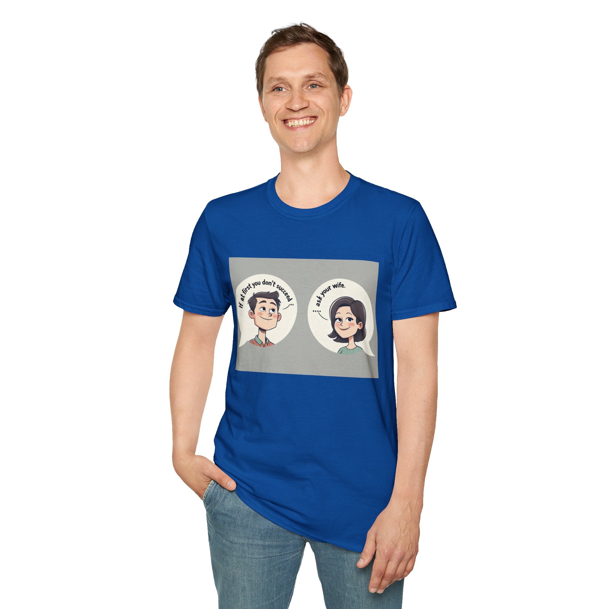 Playful Conversation T-Shirt, Funny Graphic Tee, Unisex Humor Shirt, Casual Wear, Gift for Friends, Quirky Outfit