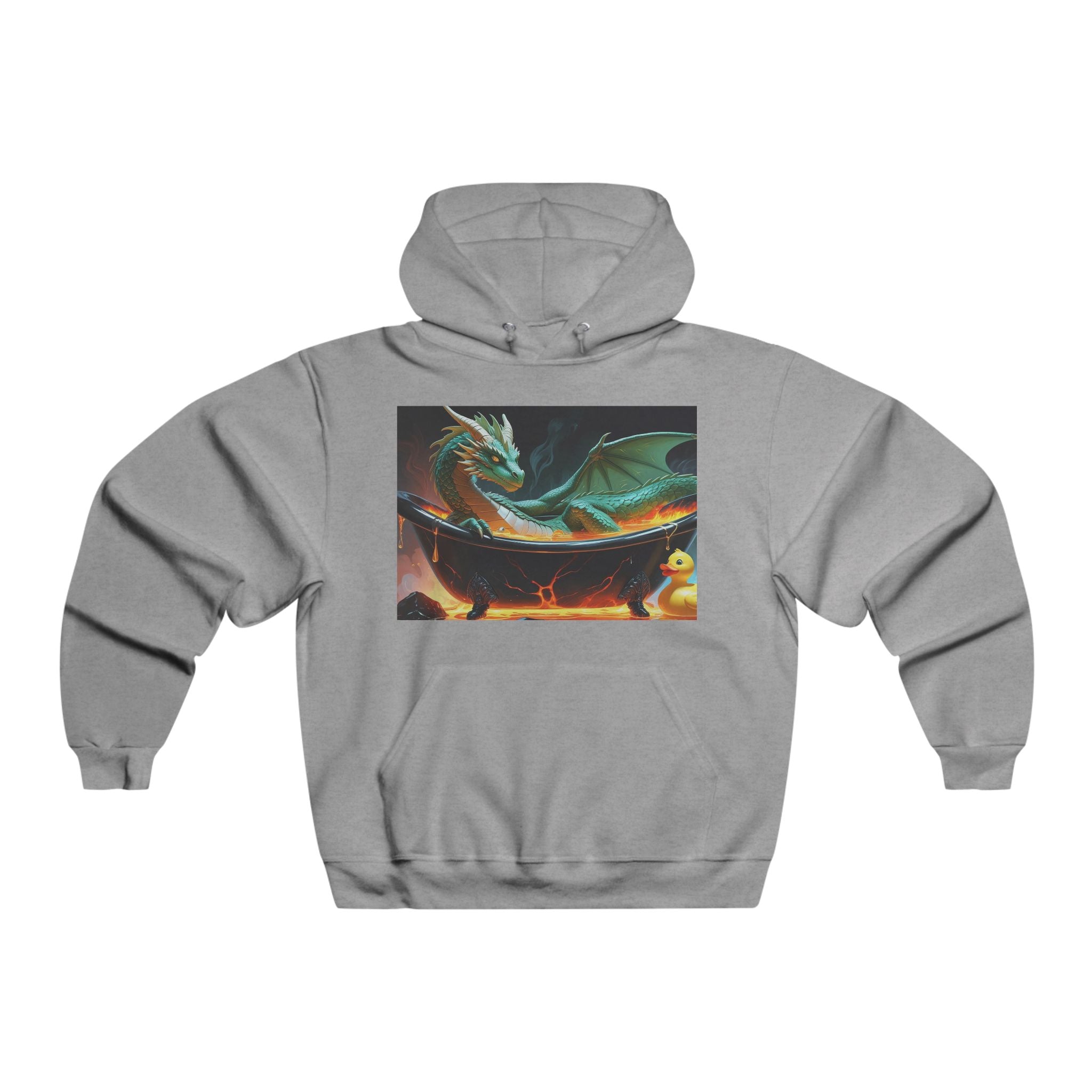 Men's Fun Dragon Graphic Hoodie, Fantasy Sweatshirt for Gamers, Cozy Gift for Birthdays, Casual Style, Comfortable Layering