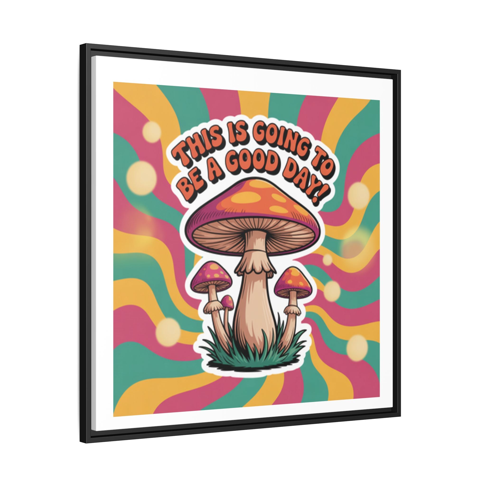 Colorful Framed Canvas Art - "This Is Going To Be A Good Day!" - Positive Vibe Decor, Wall Art for Home, Gift for Friends, Happy Day [...]