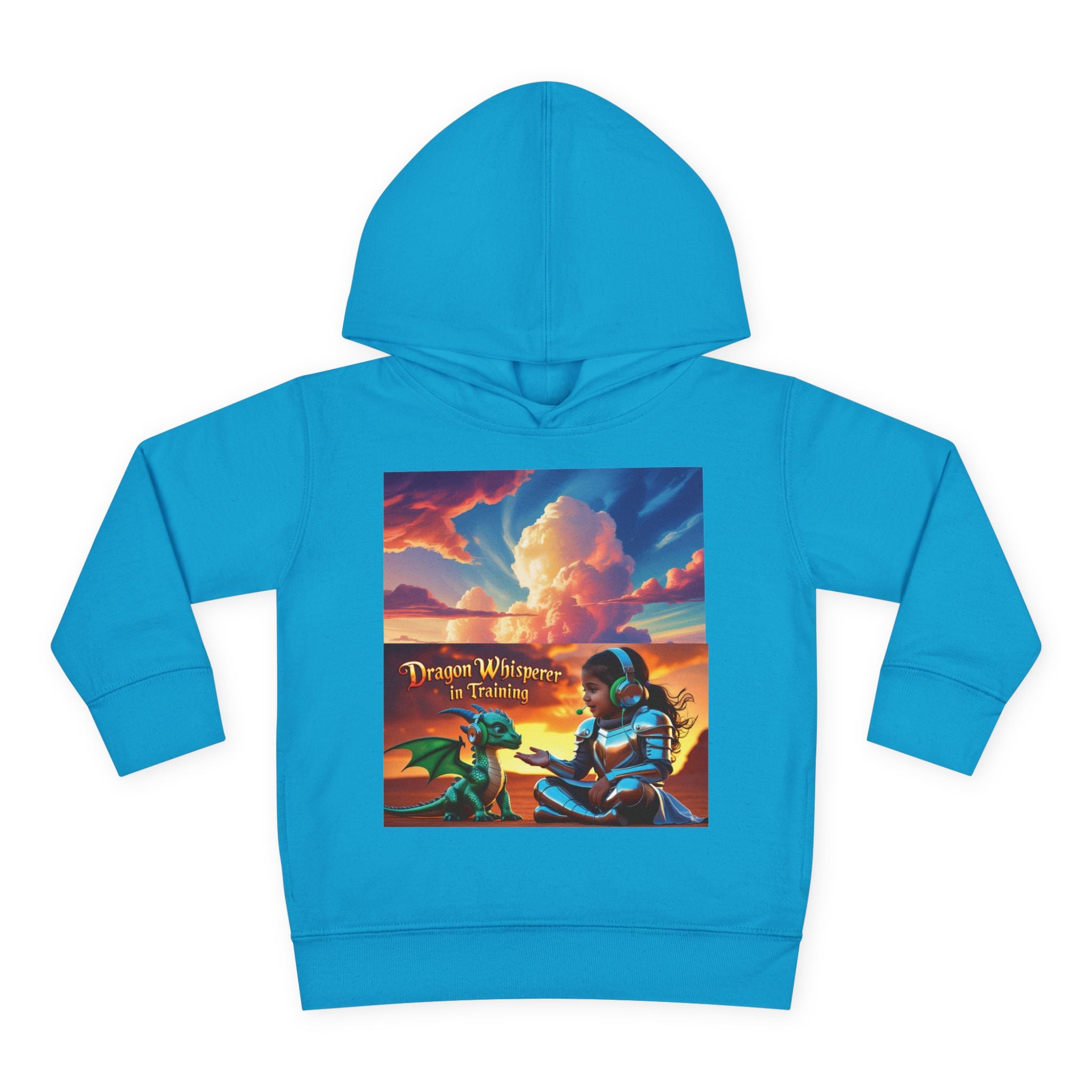 Grampa T’s Toddler Dragon Hoodie – “Dragon Whisperer in Training” Fleece | Cozy Fun Gift for Toddlers, Young Dreamers & Birthday Boys/Girls!