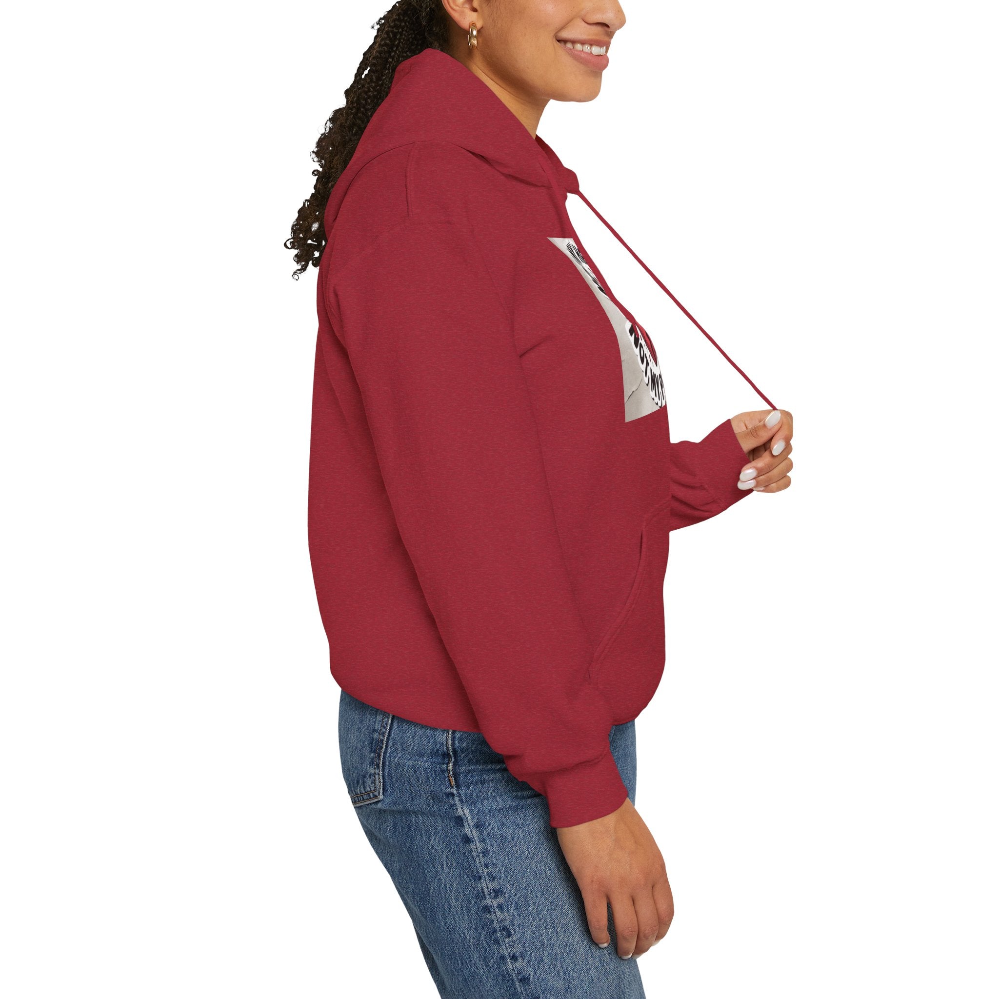 Heartbreak Humor Hoodie, Unisex Hooded Sweatshirt, Funny Gift, Self-Care Apparel, Valentine's Day, Casual Wear, Trendy Fashion