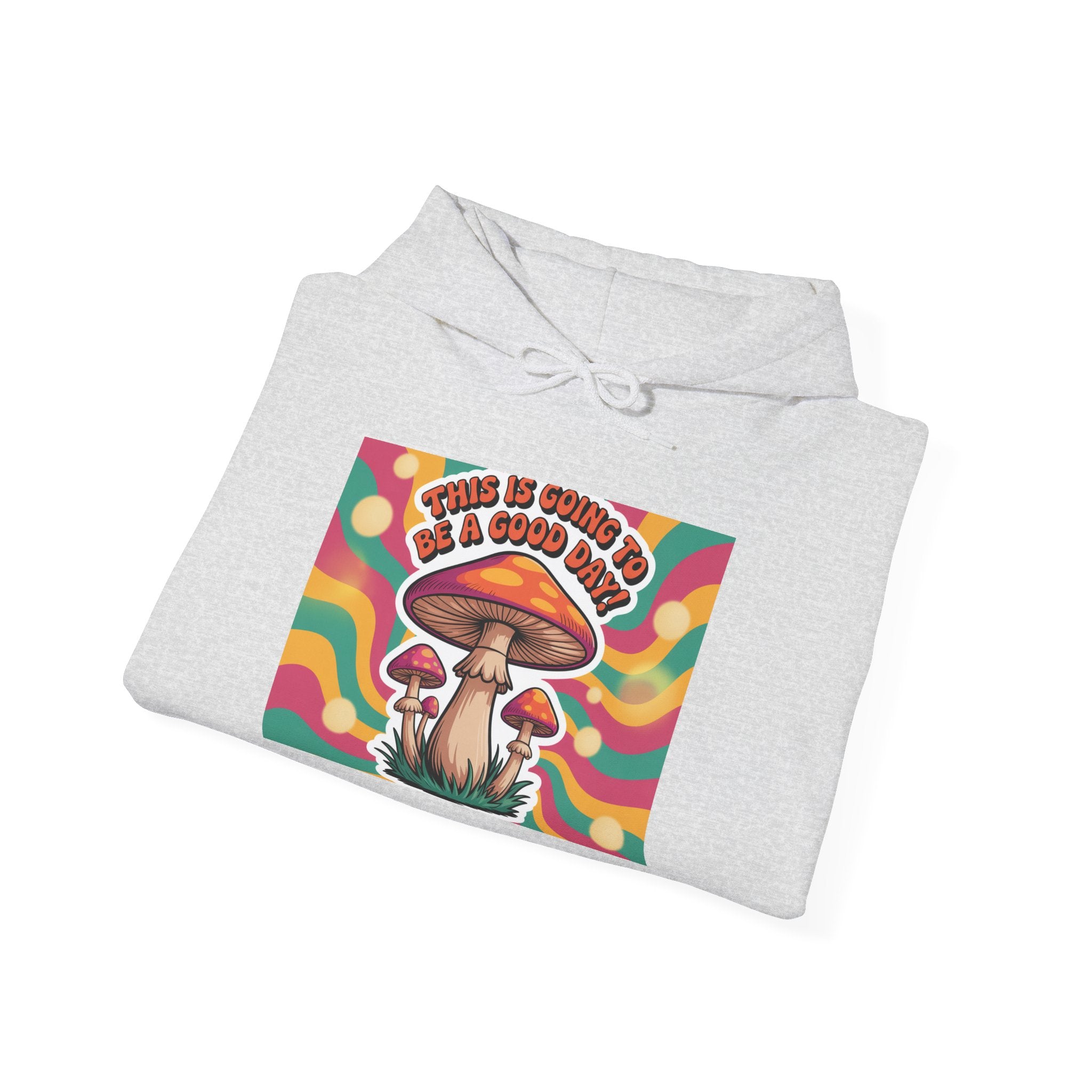 Groovy Mushroom Hoodie - Psychedelic Sweatshirt for Festivals, Cozy Gift for Nature Lovers, Unisex Pull-over for Good Vibes