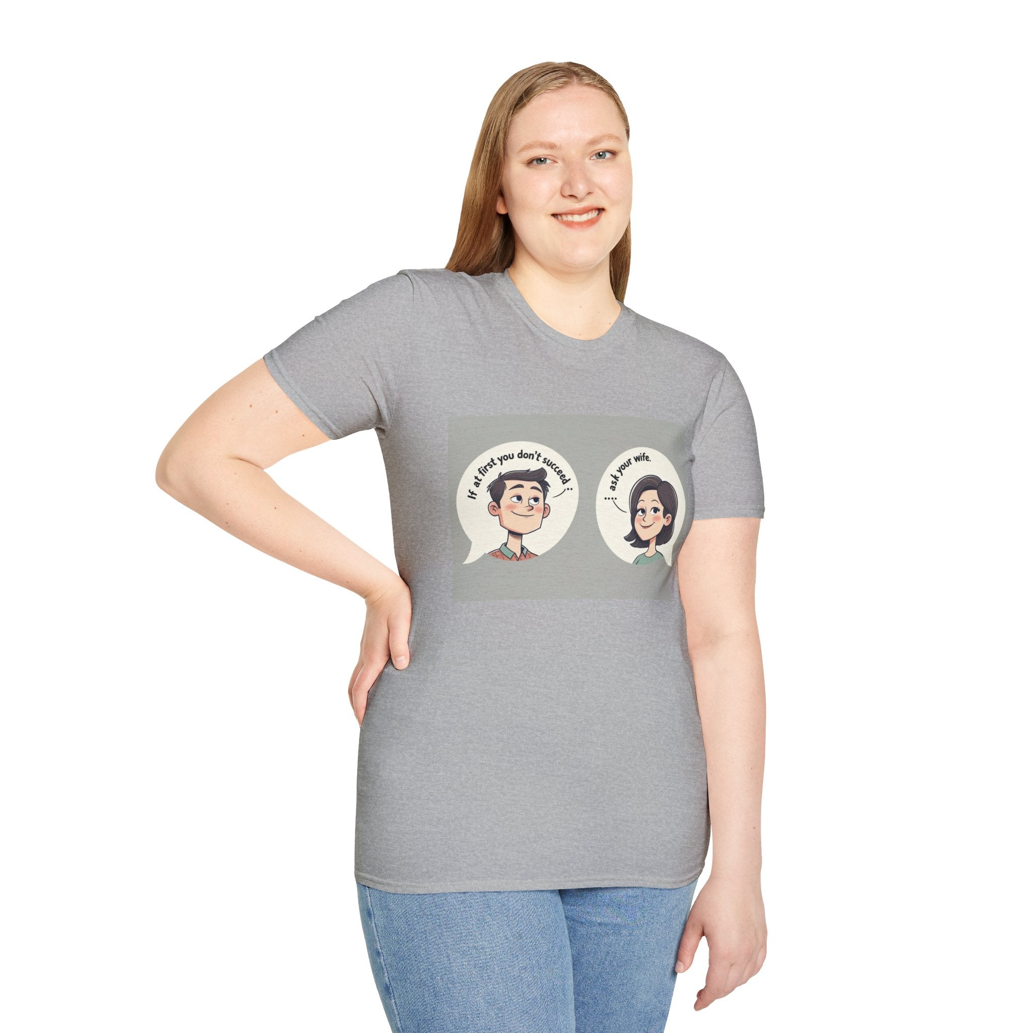 Playful Conversation T-Shirt, Funny Graphic Tee, Unisex Humor Shirt, Casual Wear, Gift for Friends, Quirky Outfit