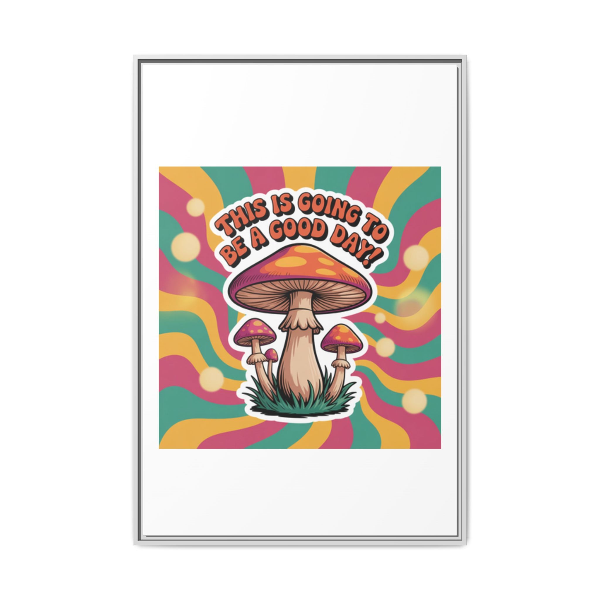 Colorful Framed Canvas Art - "This Is Going To Be A Good Day!" - Positive Vibe Decor, Wall Art for Home, Gift for Friends, Happy Day [...]