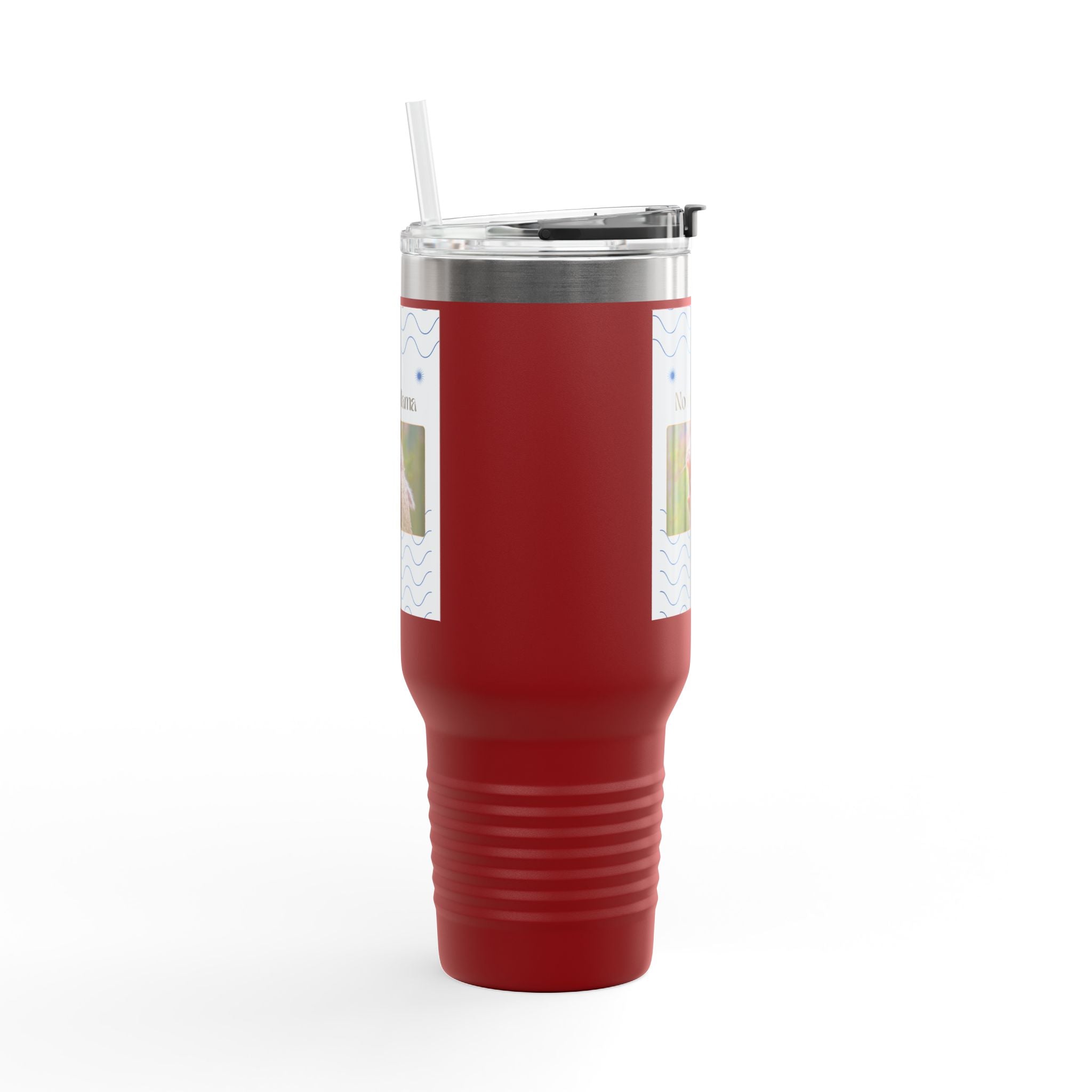 No Prob-Llama 40oz Travel Mug – Funny Llama Coffee Tumbler for Adults | Insulated, Spill-Proof, Adventure-Ready Hydration Gift