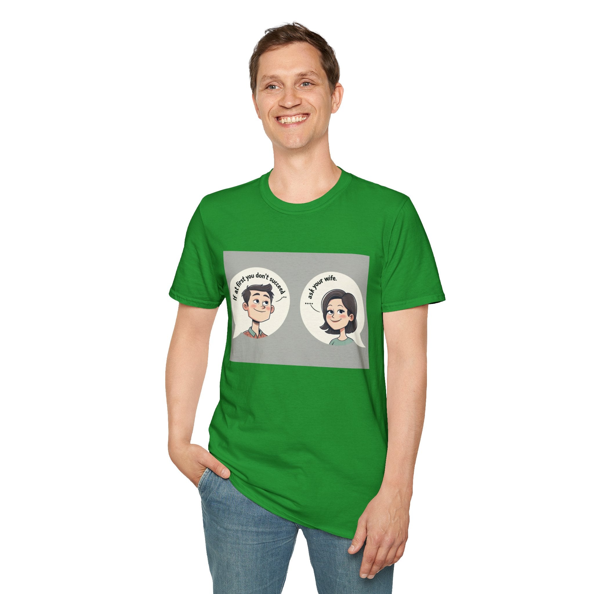 Playful Conversation T-Shirt, Funny Graphic Tee, Unisex Humor Shirt, Casual Wear, Gift for Friends, Quirky Outfit