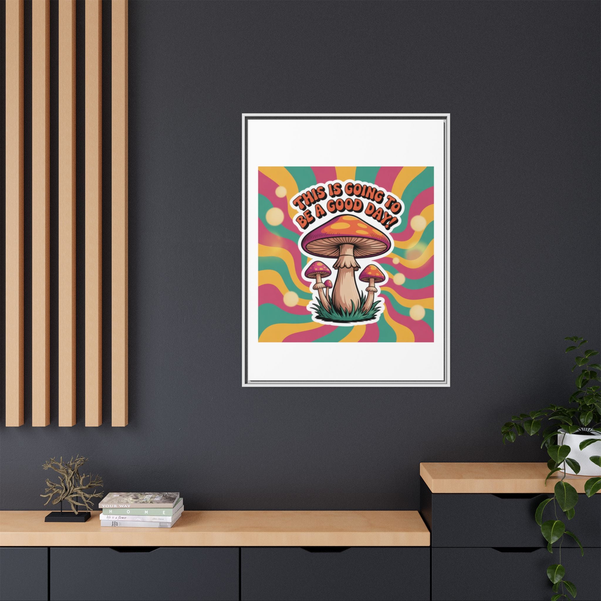 Colorful Framed Canvas Art - "This Is Going To Be A Good Day!" - Positive Vibe Decor, Wall Art for Home, Gift for Friends, Happy Day [...]