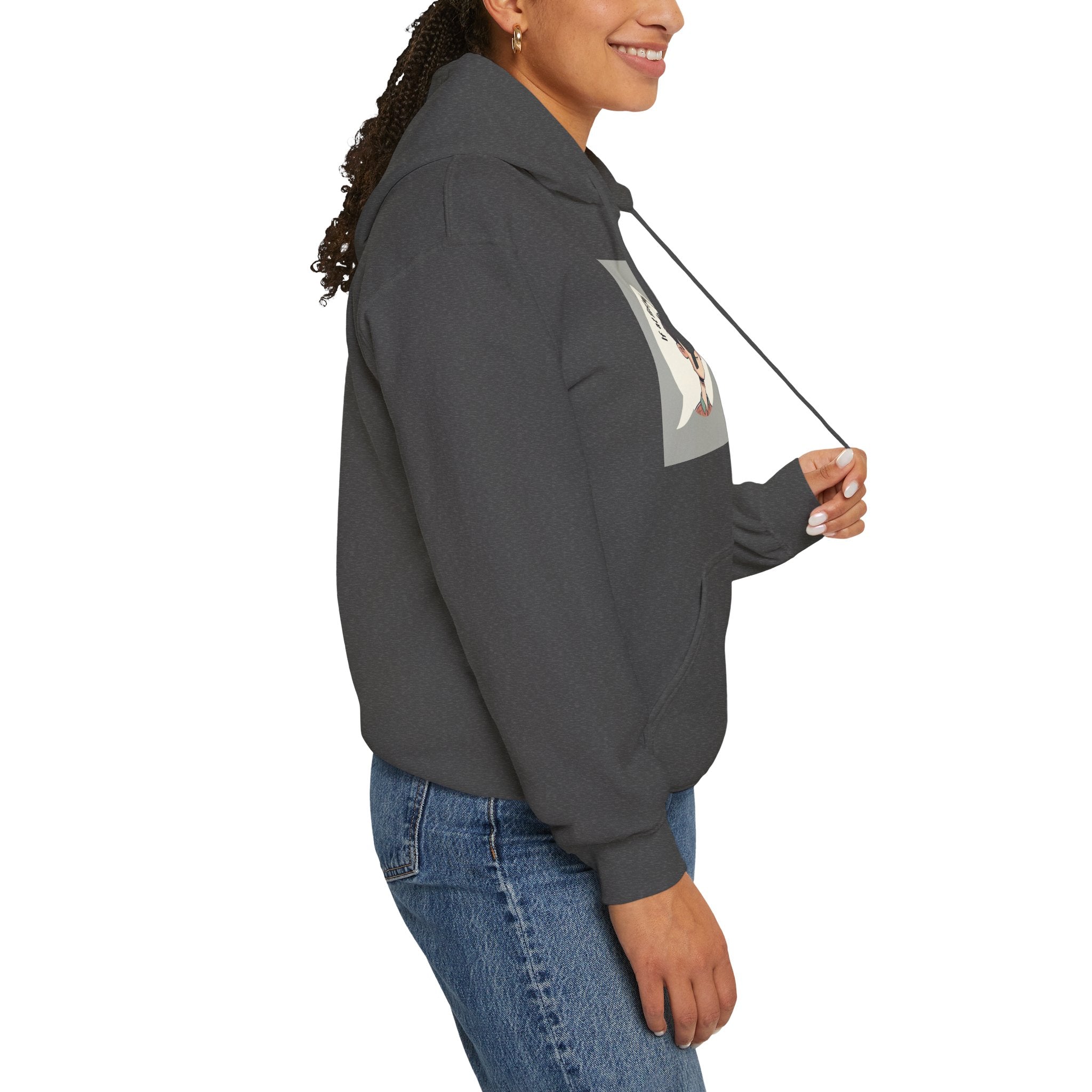 Whimsical Conversation Hoodie - Fun Sweatshirt for Friends, Cozy Gift, Casual Wear, Graphic Pullover, Unisex Apparel