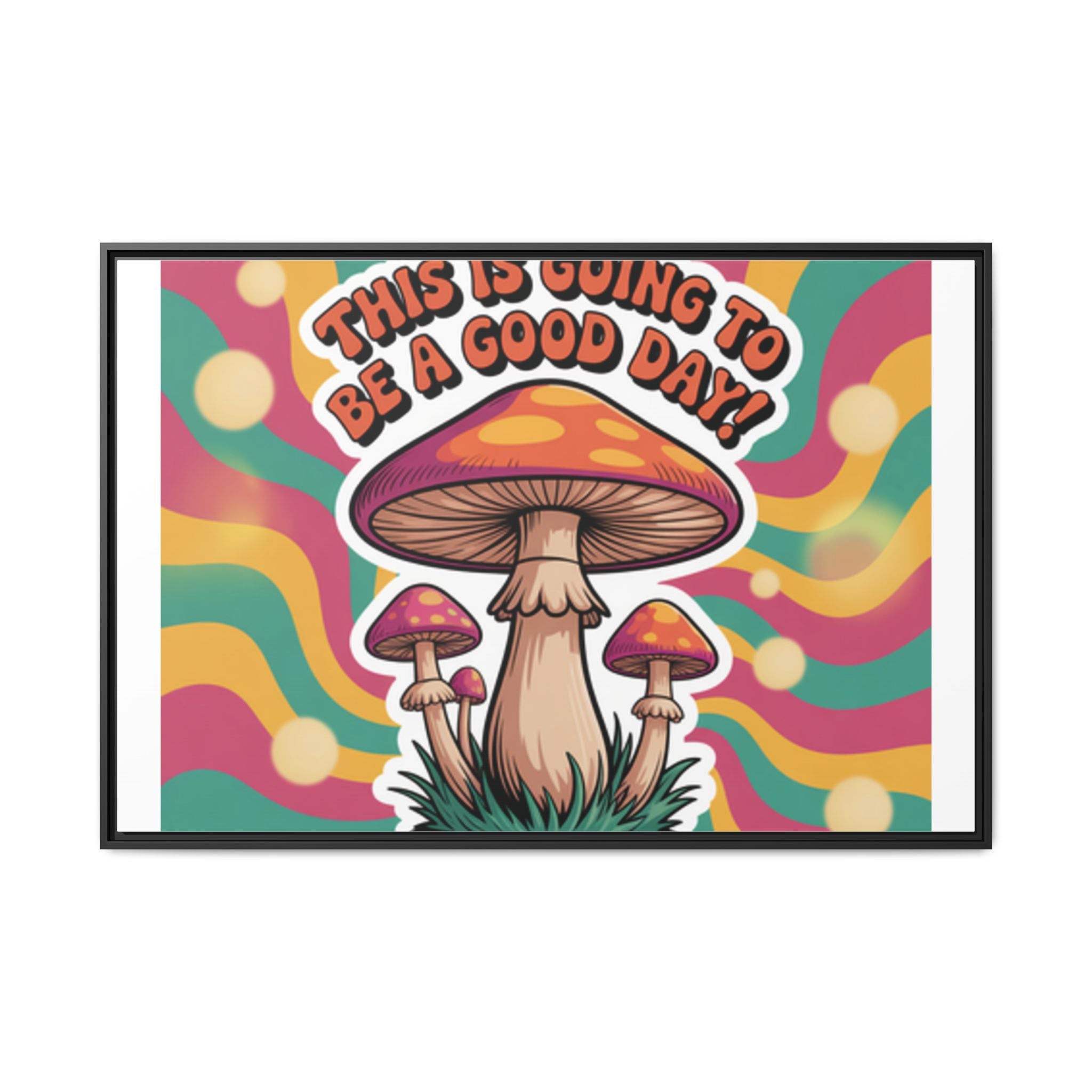 Colorful Framed Canvas Art - "This Is Going To Be A Good Day!" - Positive Vibe Decor, Wall Art for Home, Gift for Friends, Happy Day [...]