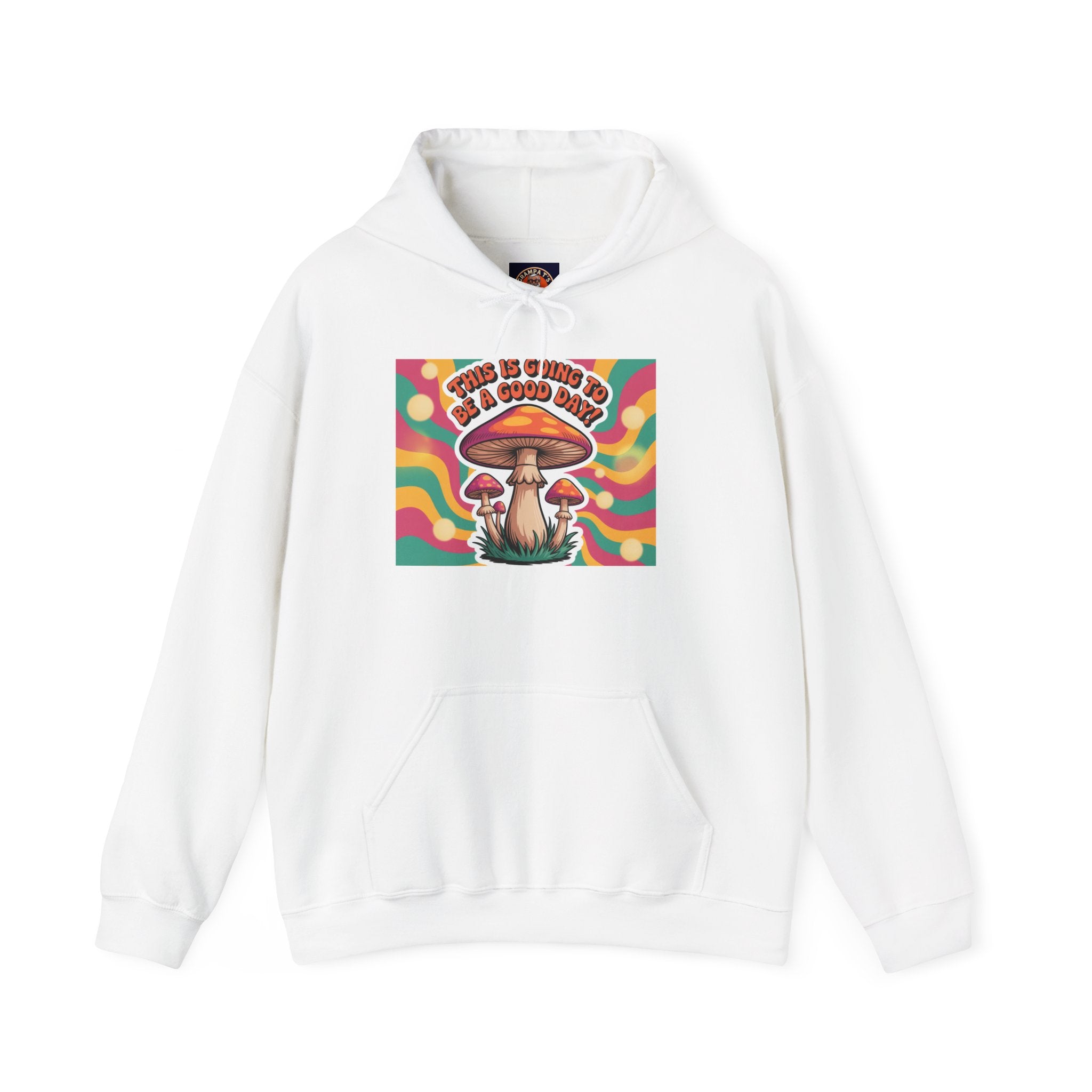 Groovy Mushroom Hoodie - Psychedelic Sweatshirt for Festivals, Cozy Gift for Nature Lovers, Unisex Pull-over for Good Vibes
