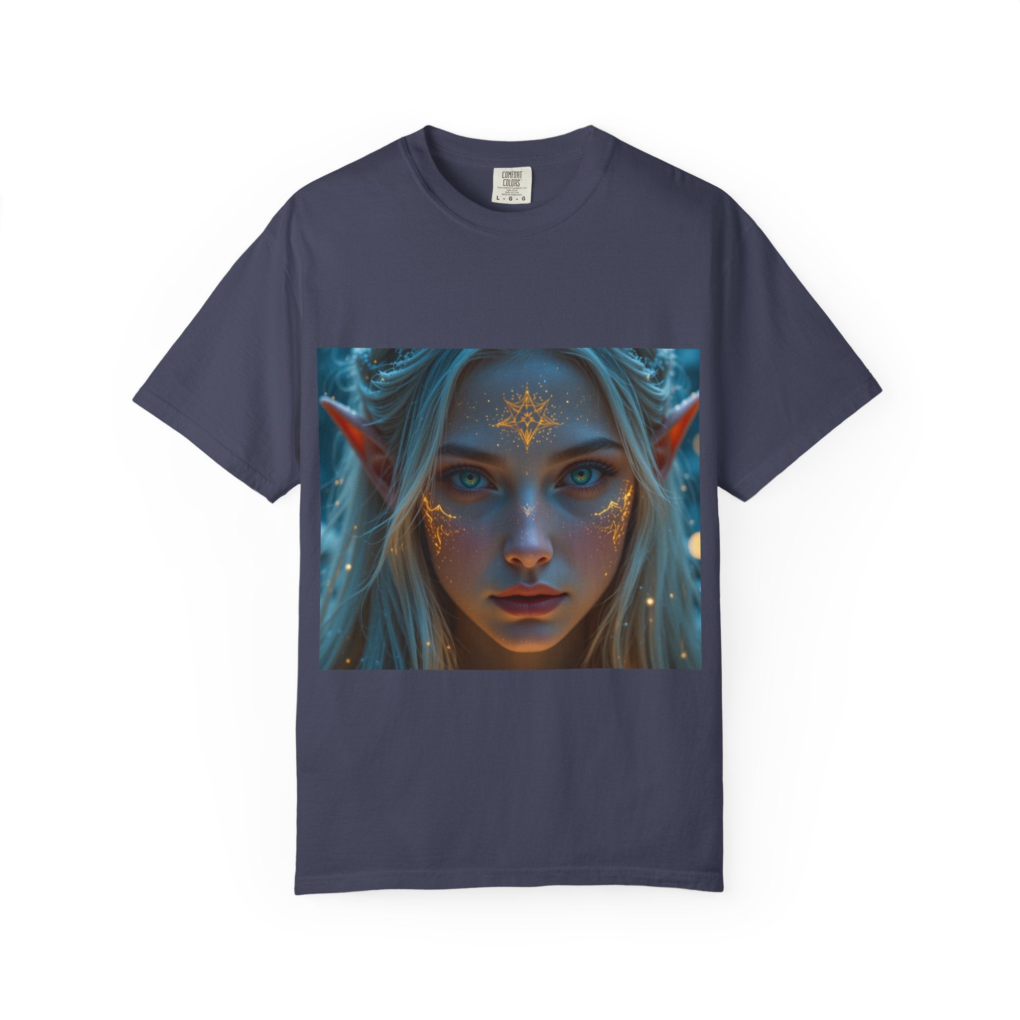 Fantasy-Inspired Elf Princess Unisex T-Shirt, Boho Style Tee for Art Lovers, Gift for Creatives, Dreamy Aesthetic Shirt, Unique Fan Merchandise