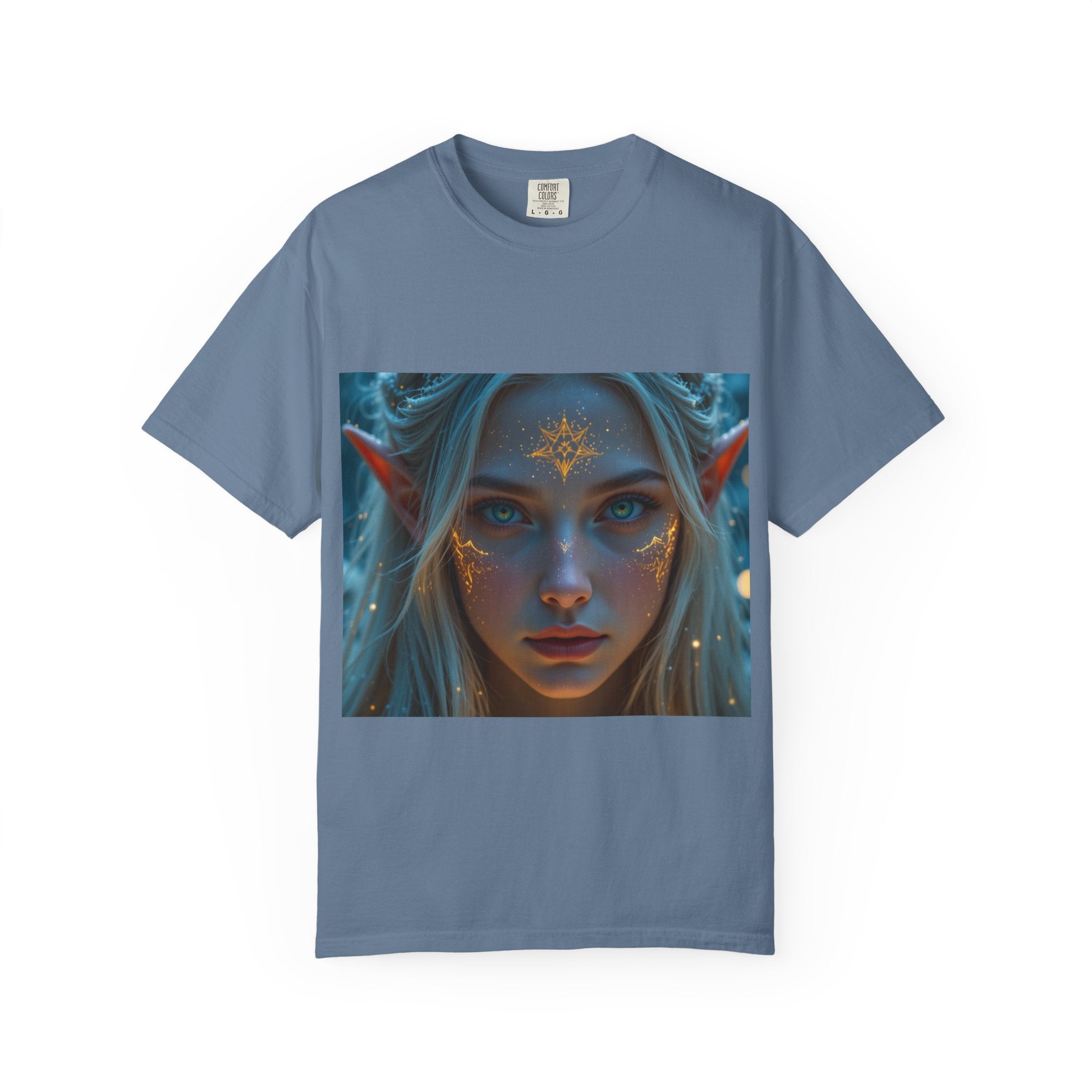 Fantasy-Inspired Elf Princess Unisex T-Shirt, Boho Style Tee for Art Lovers, Gift for Creatives, Dreamy Aesthetic Shirt, Unique Fan Merchandise