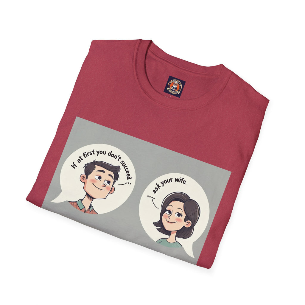 Playful Conversation T-Shirt, Funny Graphic Tee, Unisex Humor Shirt, Casual Wear, Gift for Friends, Quirky Outfit