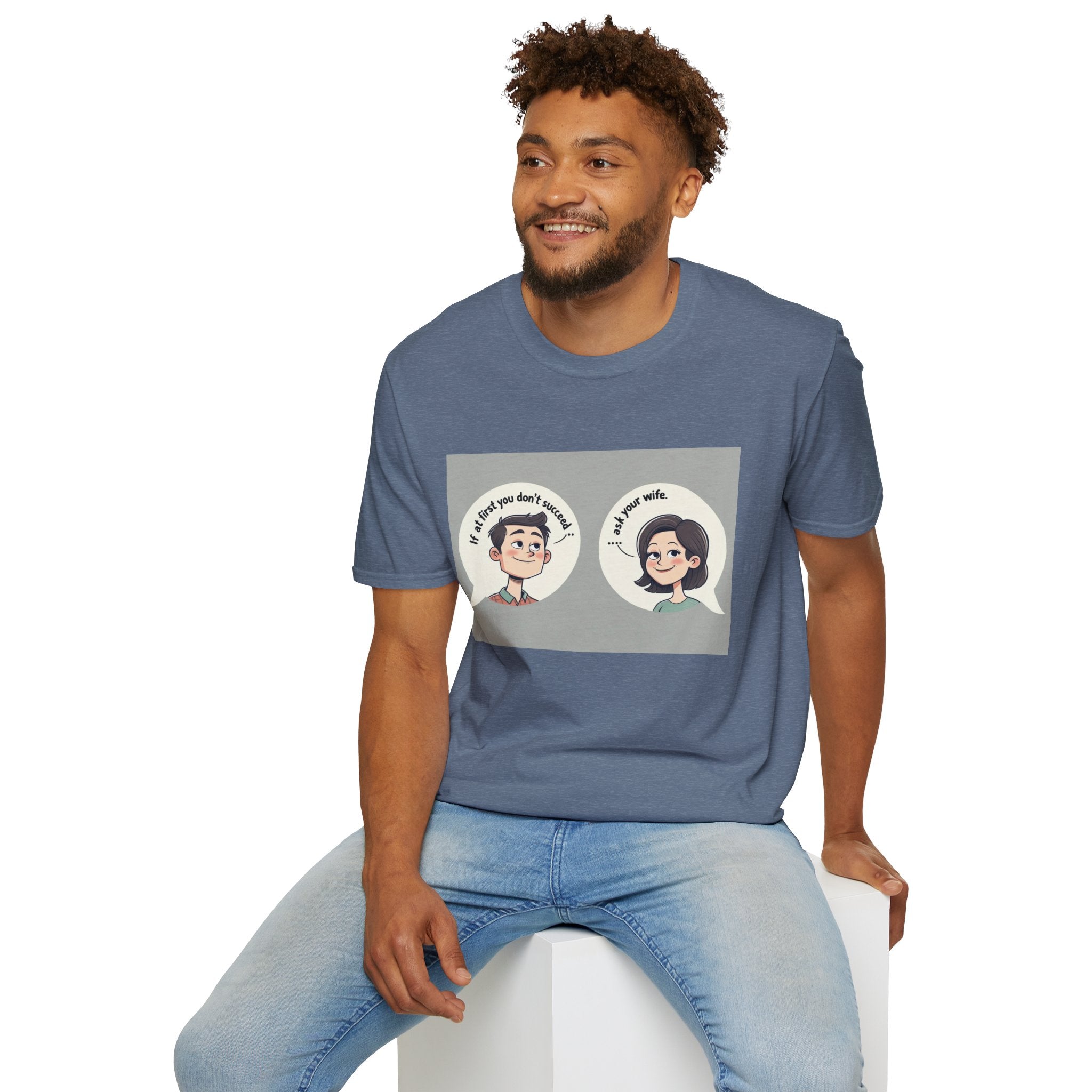 Playful Conversation T-Shirt, Funny Graphic Tee, Unisex Humor Shirt, Casual Wear, Gift for Friends, Quirky Outfit
