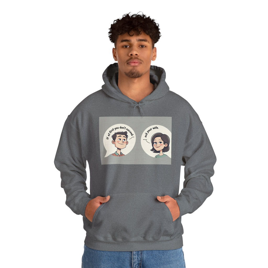 Whimsical Conversation Hoodie - Fun Sweatshirt for Friends, Cozy Gift, Casual Wear, Graphic Pullover, Unisex Apparel