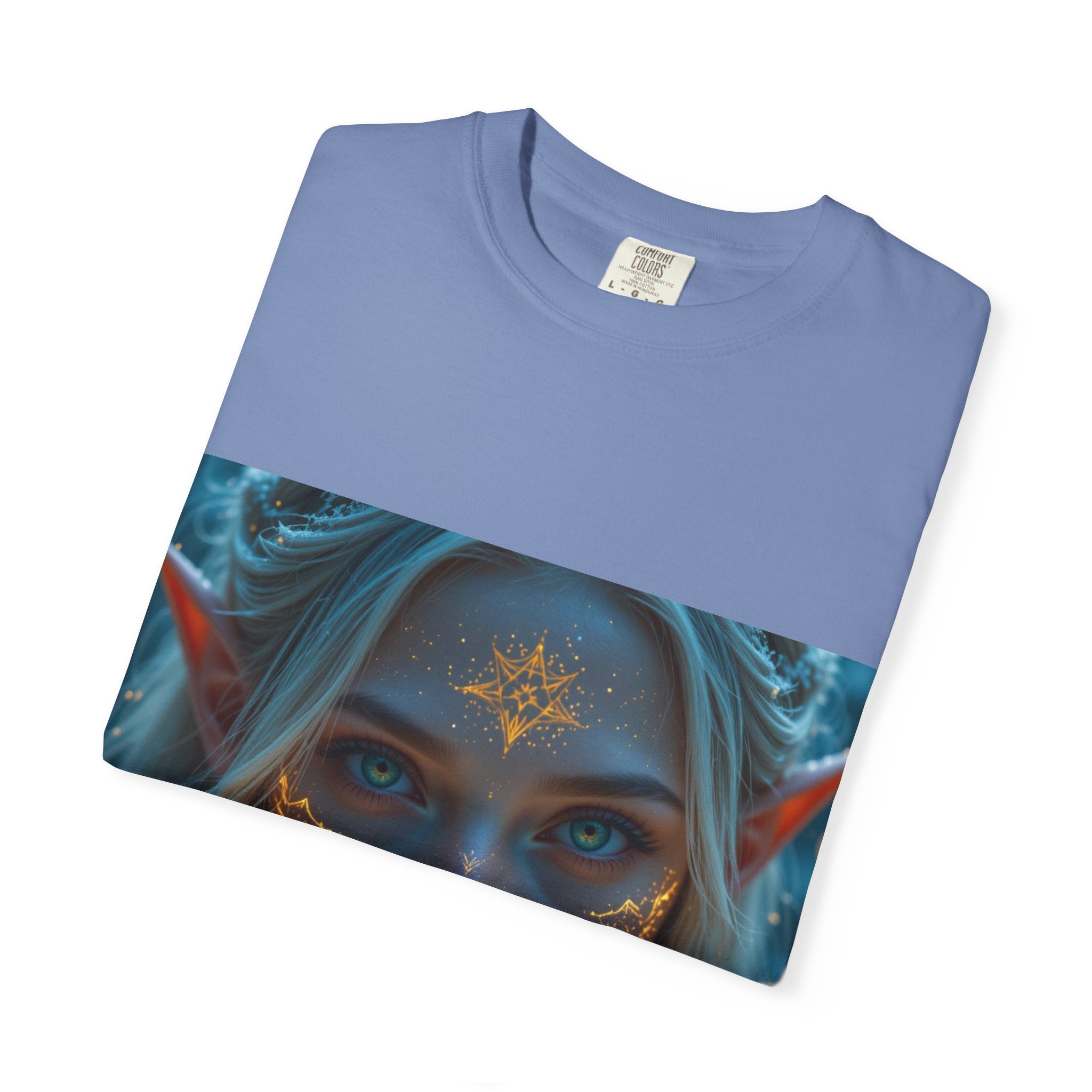 Fantasy-Inspired Elf Princess Unisex T-Shirt, Boho Style Tee for Art Lovers, Gift for Creatives, Dreamy Aesthetic Shirt, Unique Fan Merchandise